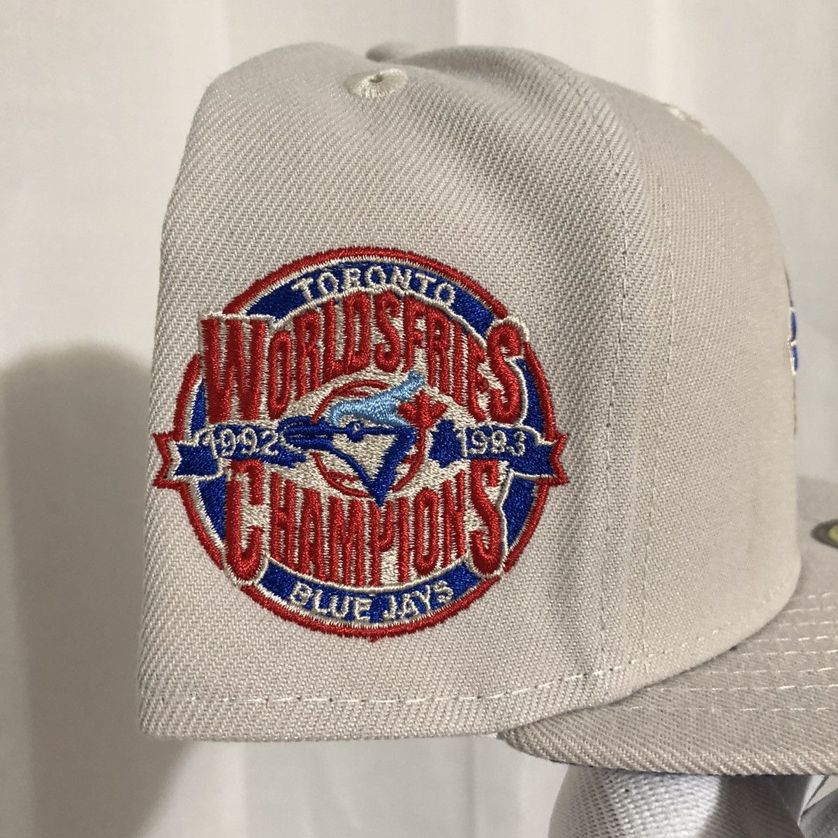 New Era 7 3/4 - Toronto Blue Jays Royal Blue Bottom World Series Size ONE SIZE - 2 Thumbnail