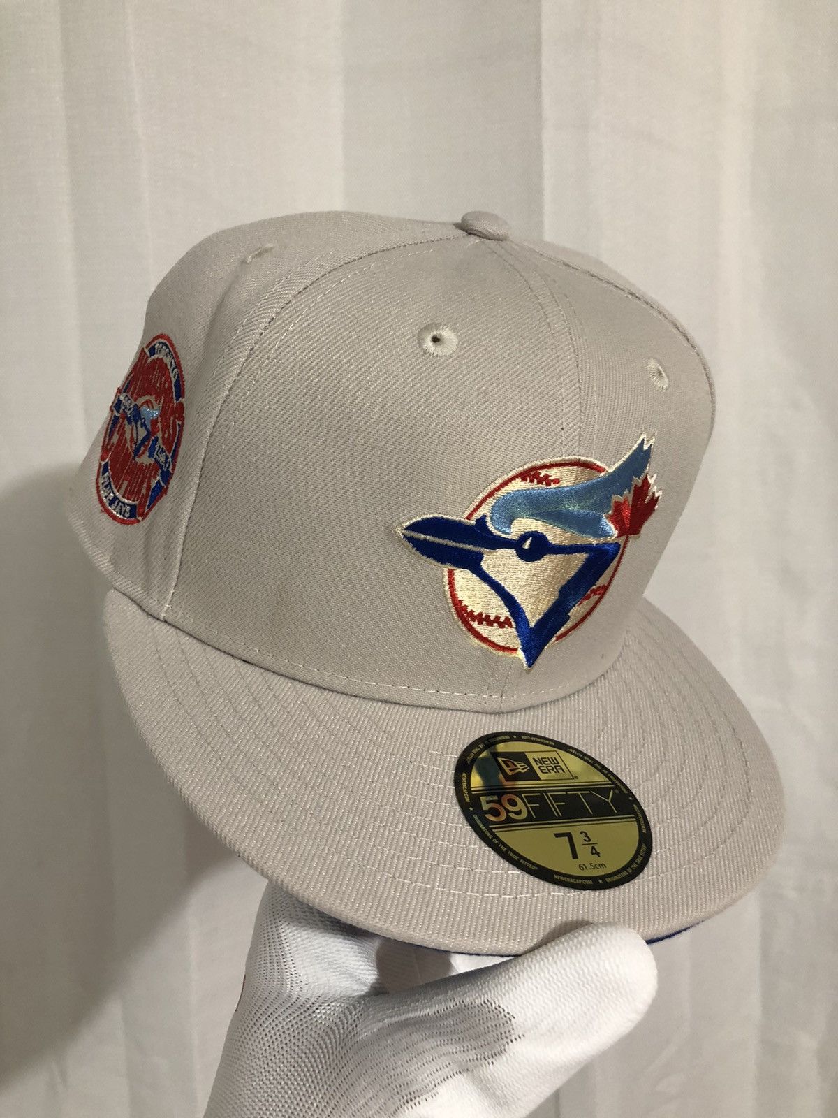 New Era 7 3/4 - Toronto Blue Jays Royal Blue Bottom World Series Size ONE SIZE - 1 Thumbnail