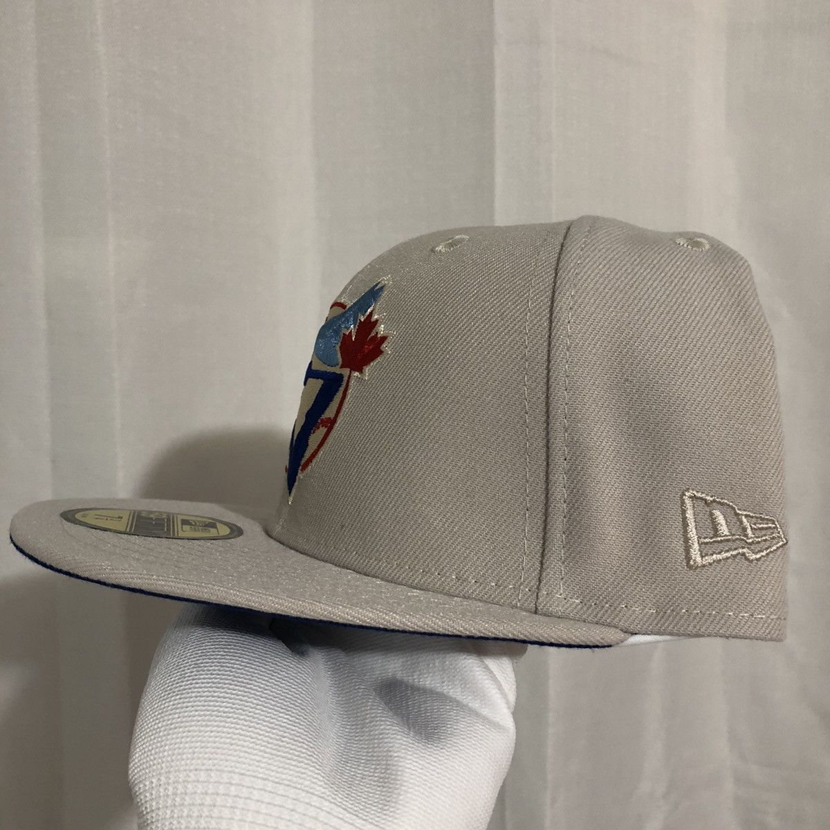 New Era 7 3/4 - Toronto Blue Jays Royal Blue Bottom World Series Size ONE SIZE - 4 Thumbnail