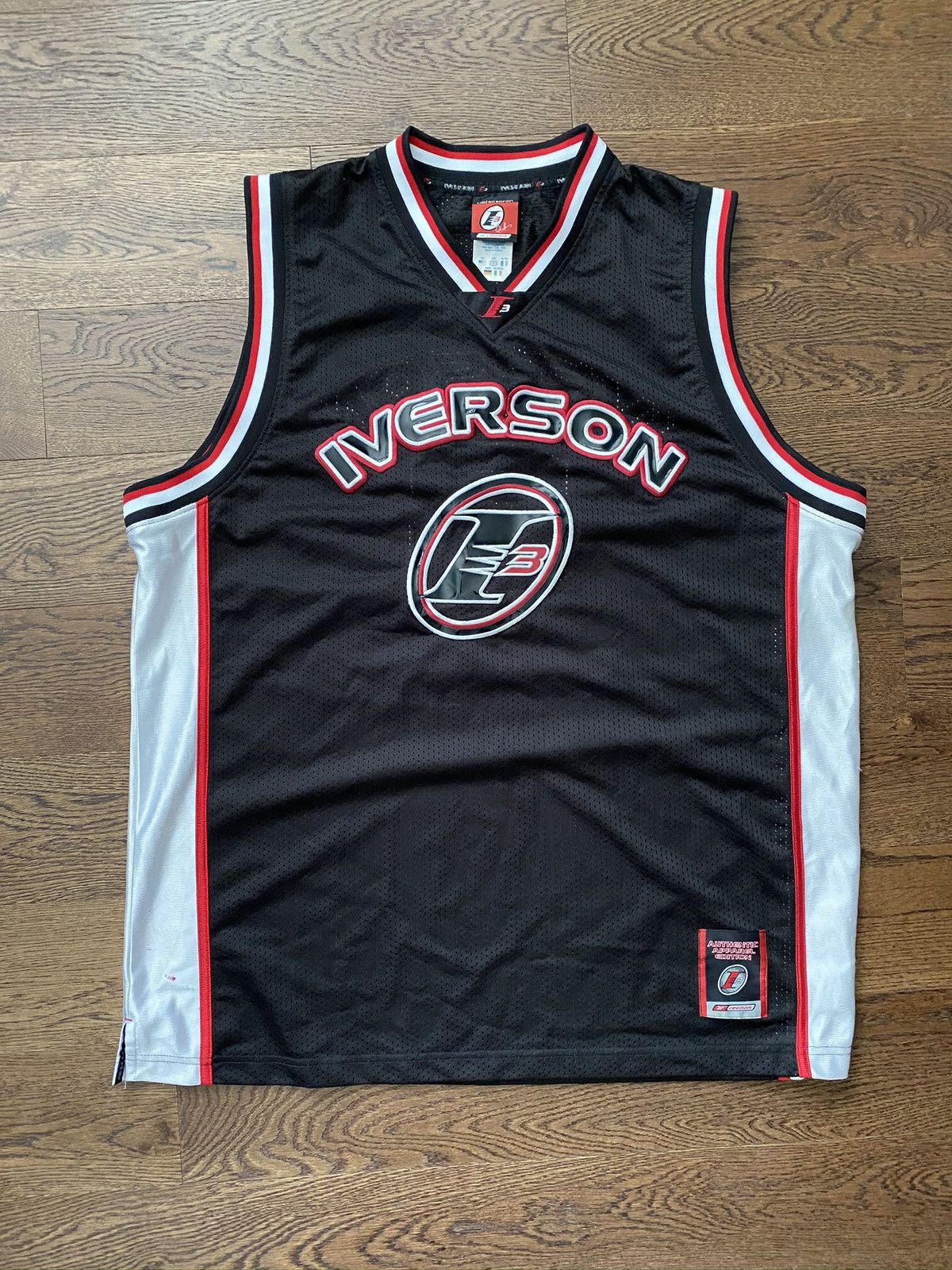 Vintage Reebok Allen Iverson I3 Jersey Men's Size XL Black