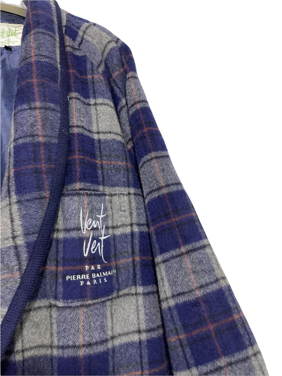 Pierre Balmain Vtg 90s Pierre Balmain Paris Wool Robe 6🟩 Size US L / EU 52-54 / 3 - 3 Thumbnail