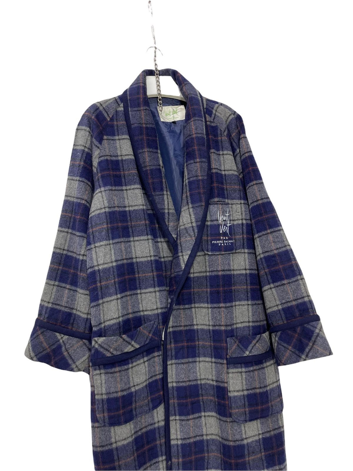Pierre Balmain Vtg 90s Pierre Balmain Paris Wool Robe 6🟩 Size US L / EU 52-54 / 3 - 2 Thumbnail