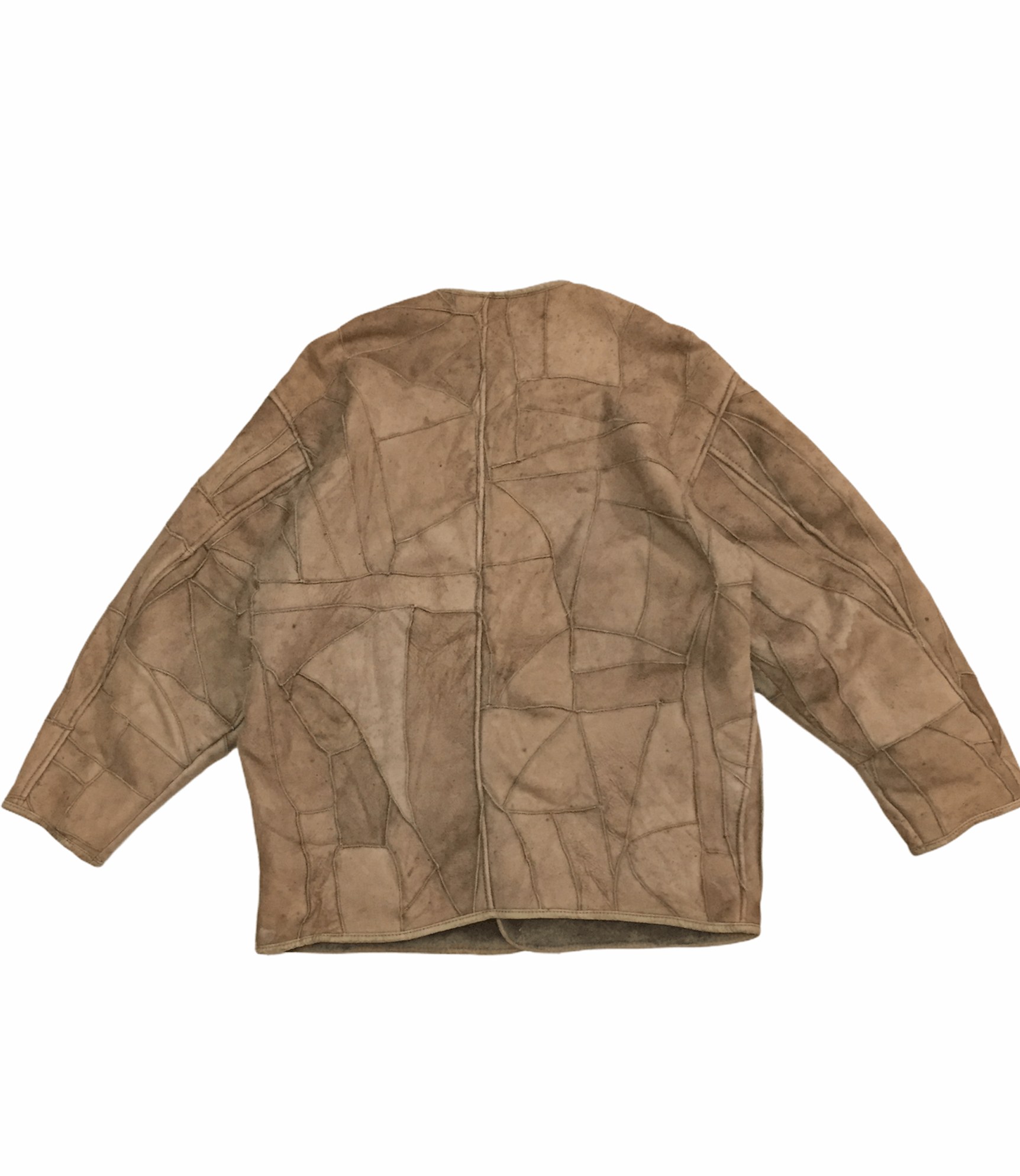 Hai Sporting Gear × Issey Miyake 80s Patchwork Sheepskin Shearling jacket Size US M / EU 48-50 / 2 - 2 Thumbnail