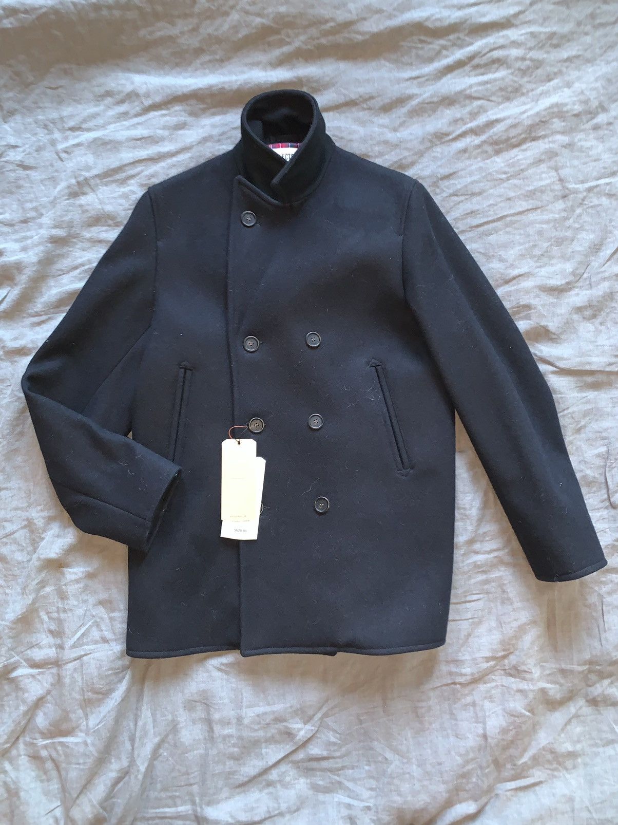Ben Sherman Ben Sherman Plectrum double breasted peacoat | Grailed