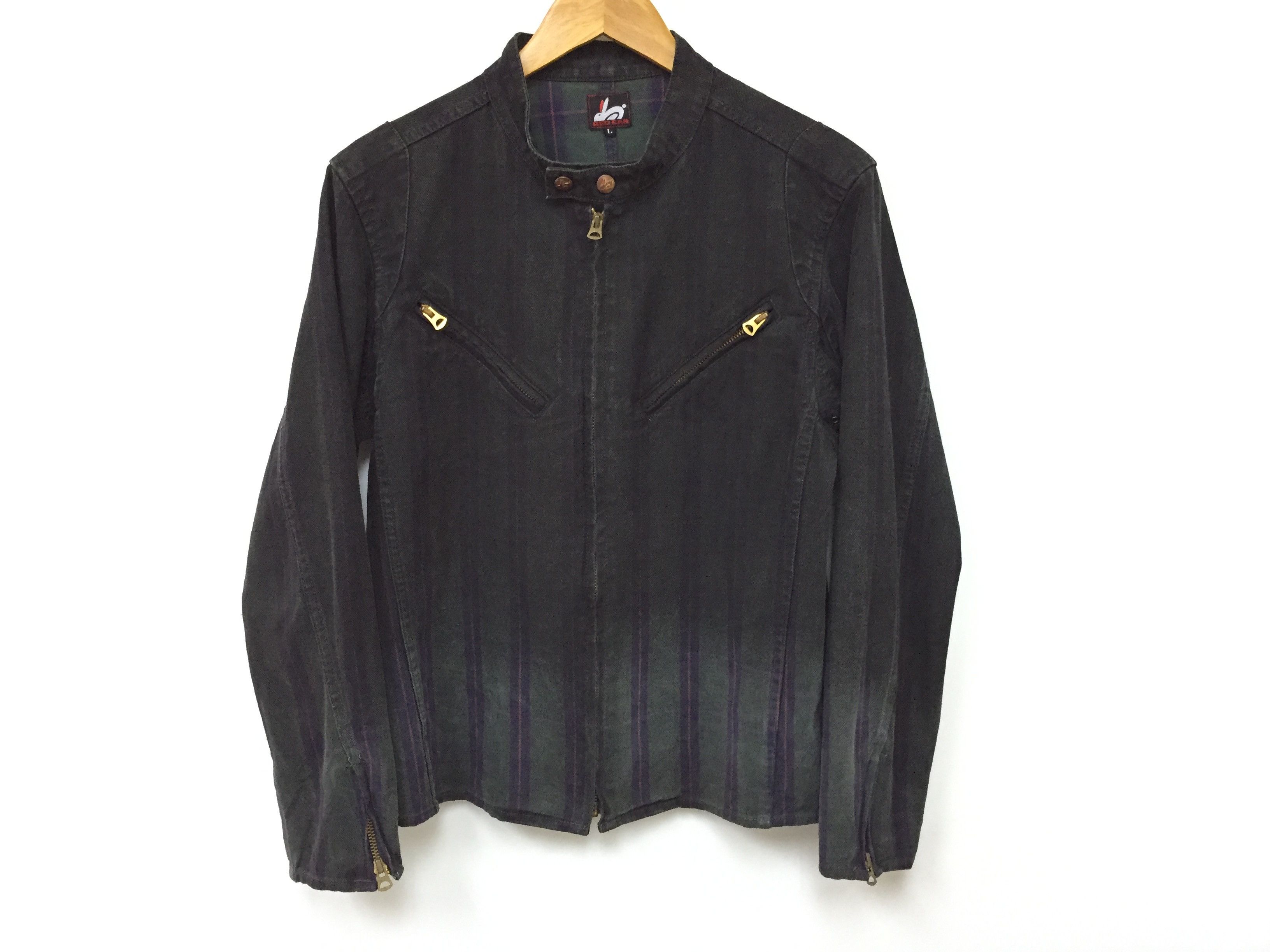 Paul Smith Red Ear Blackwatch tartan plaid 2 tone denim Jacket Size US S / EU 44-46 / 1 - 2 Thumbnail