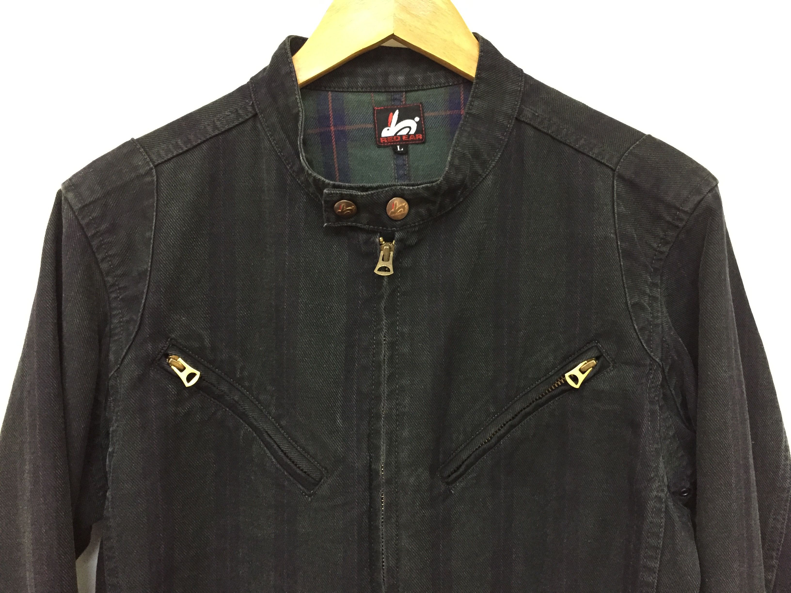 Paul Smith Red Ear Blackwatch tartan plaid 2 tone denim Jacket Size US S / EU 44-46 / 1 - 3 Thumbnail