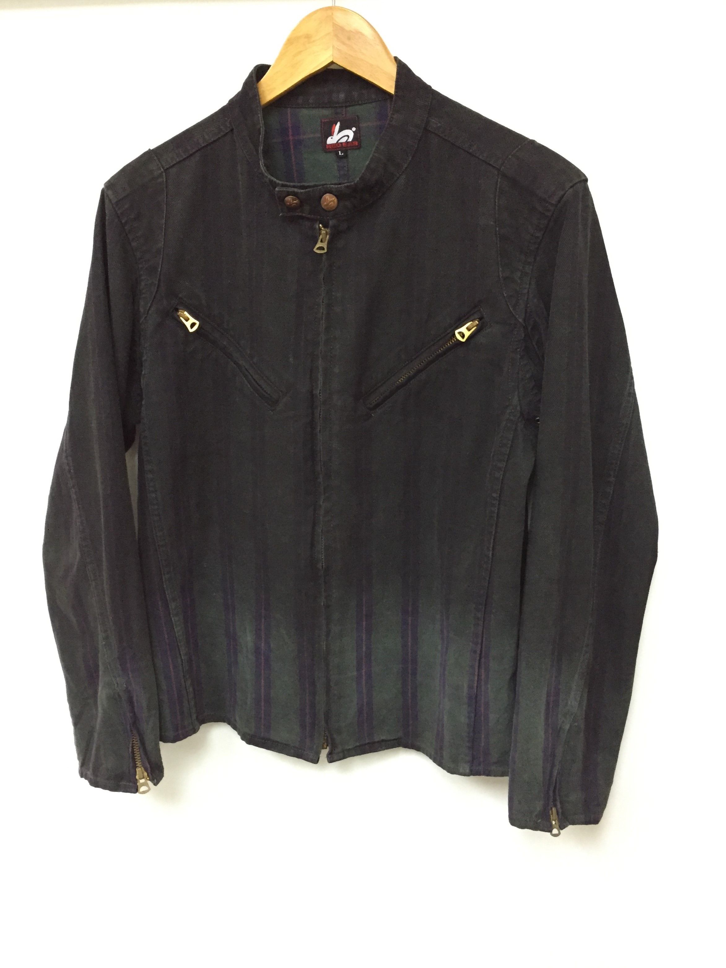Paul Smith Red Ear Blackwatch tartan plaid 2 tone denim Jacket Size US S / EU 44-46 / 1 - 1 Thumbnail