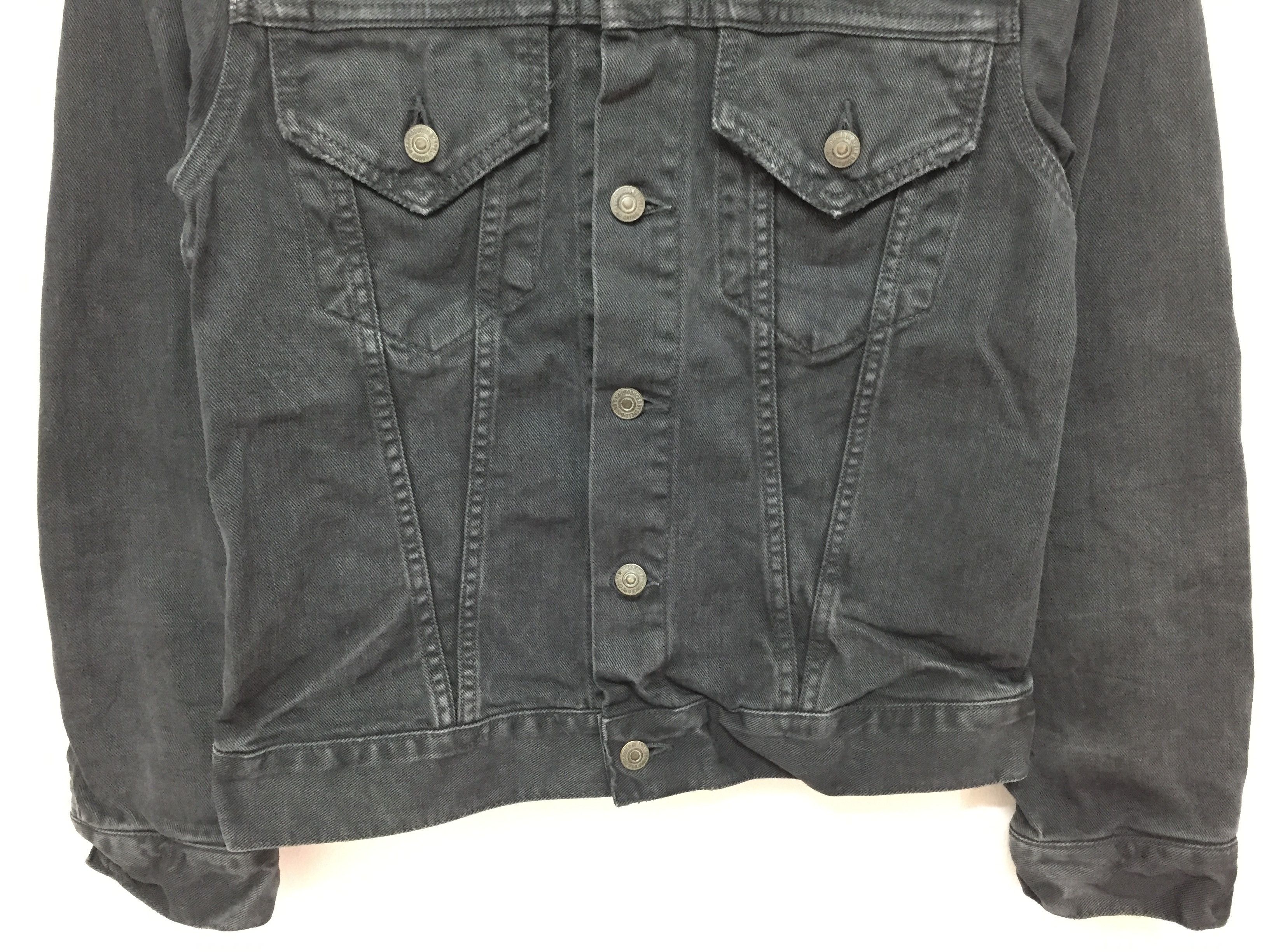 Japanese Brand × Orslow × Spellbound Faded black denim trucker jacket Made in Japan Size US XS / EU 42 / 0 - 4 Thumbnail
