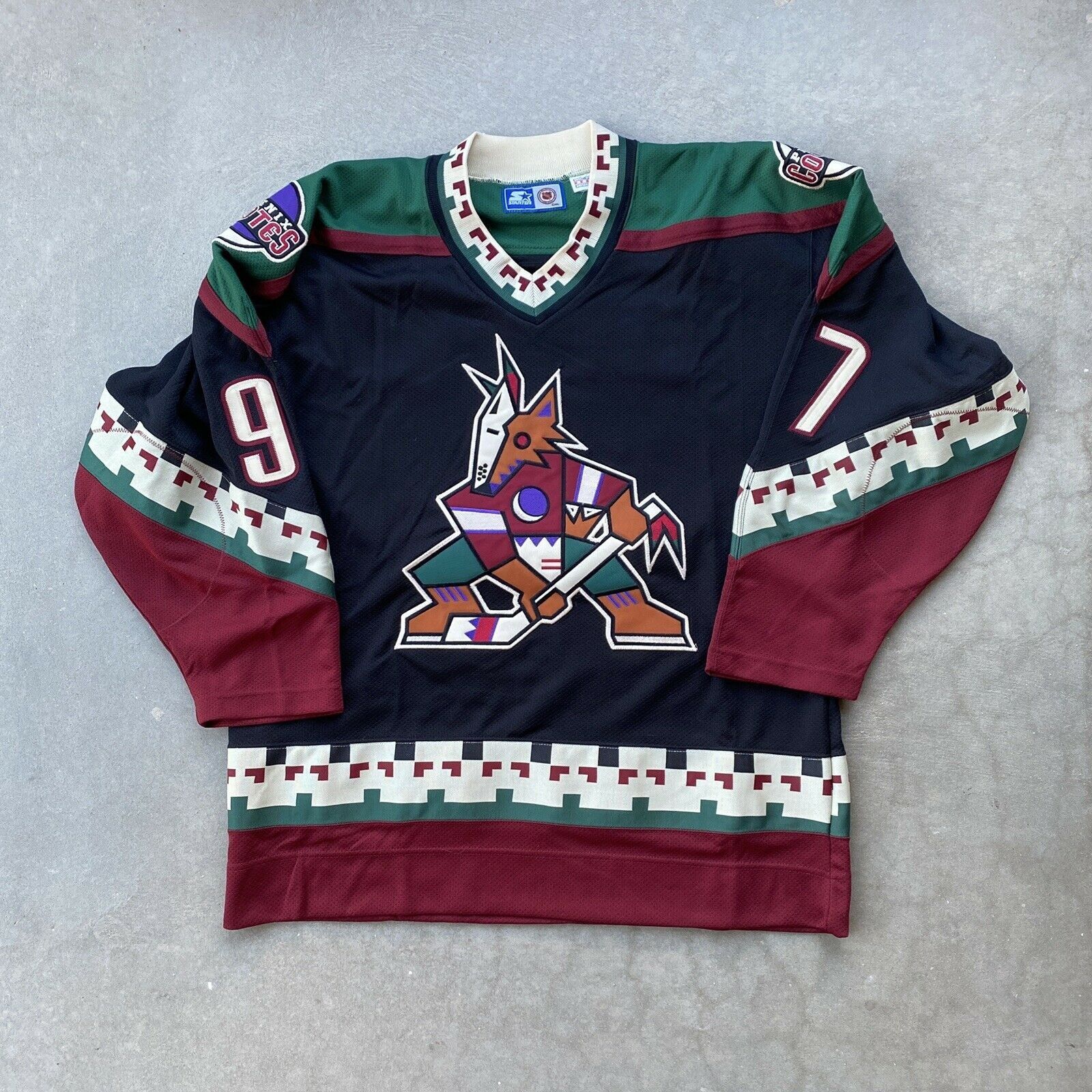 NHL Starter Vintage Jeremy Roenick Arizona COYOTES JERSEY 97 Starter Phoenix Grailed