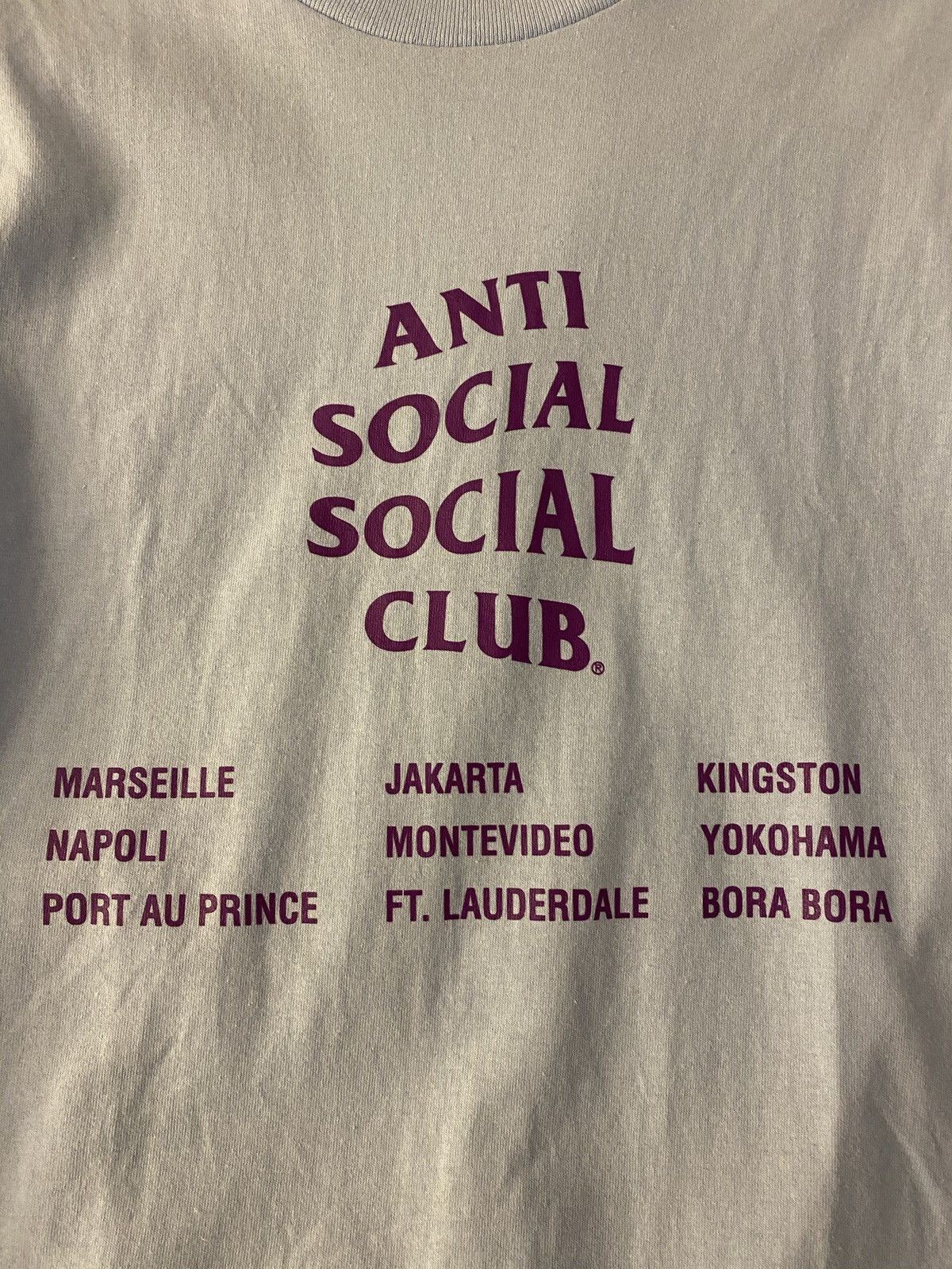 Anti Social Social Club Anti Social Social Club Med Tee blue large Size US L / EU 52-54 / 3 - 2 Thumbnail