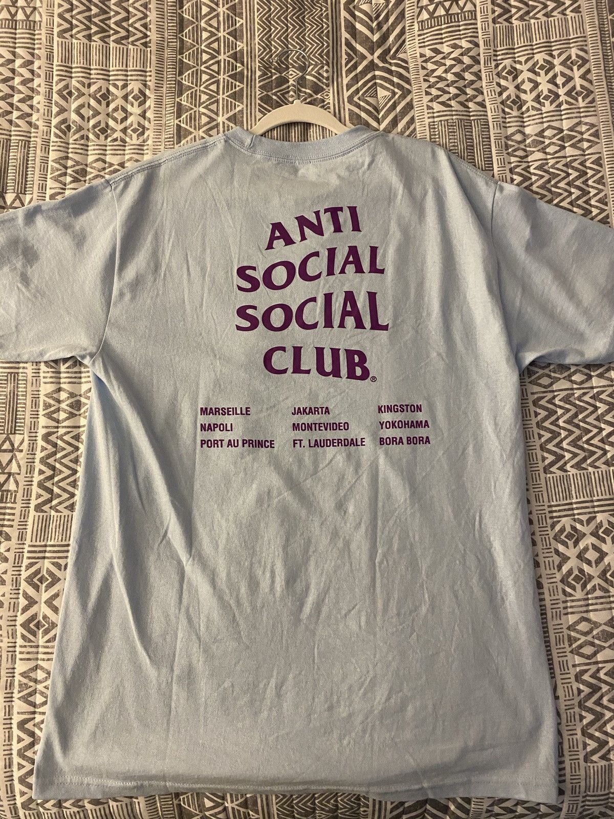 Anti Social Social Club Anti Social Social Club Med Tee blue large Size US L / EU 52-54 / 3 - 4 Thumbnail