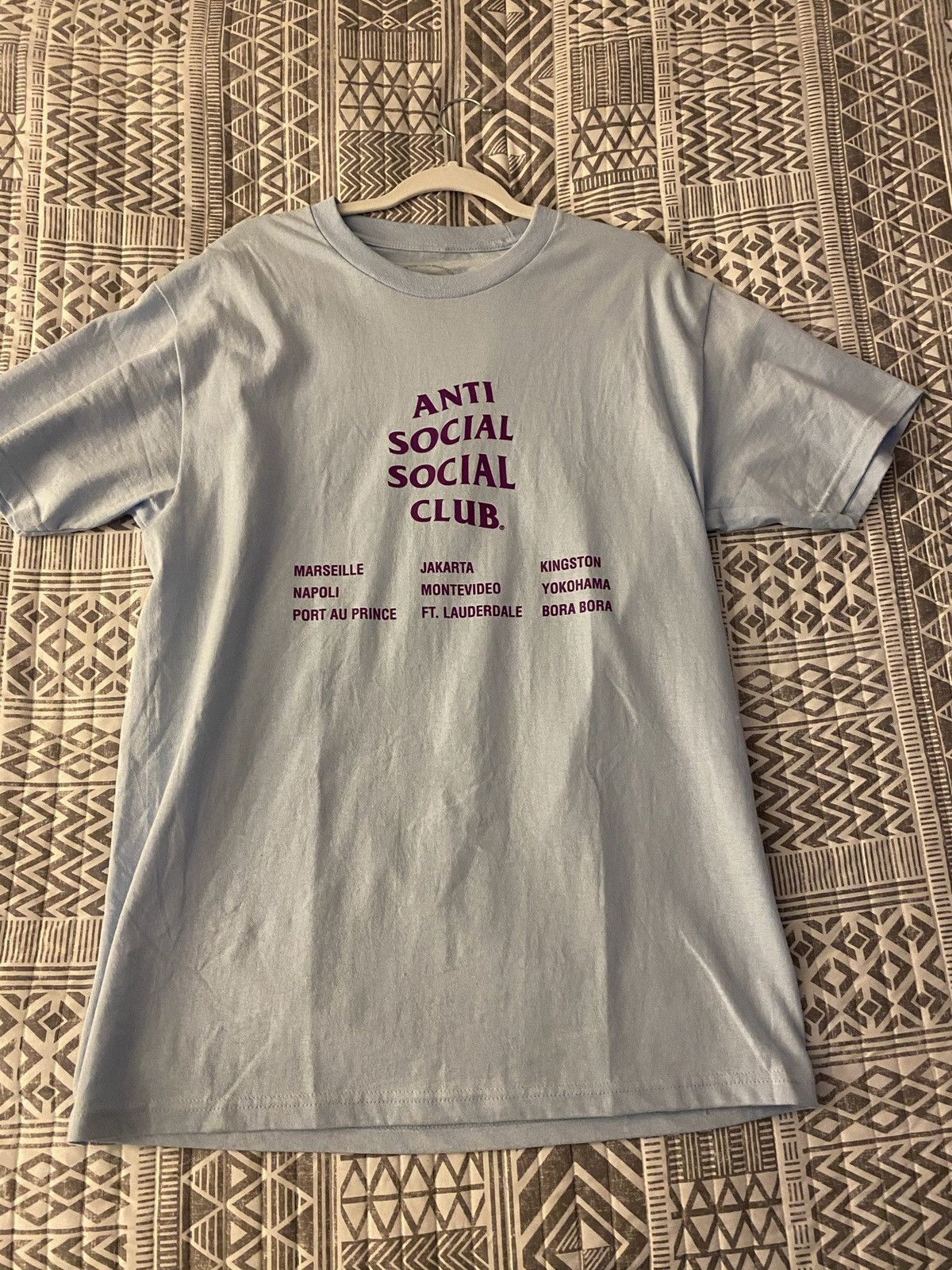 Anti Social Social Club Anti Social Social Club Med Tee blue large Size US L / EU 52-54 / 3 - 1 Thumbnail
