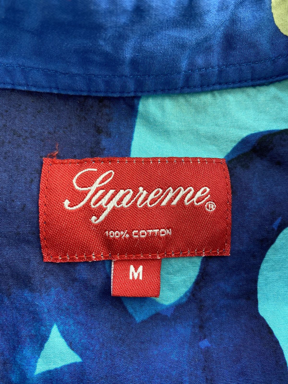 Supreme Supreme Abstract Painted Letter Logo Oxford Shirt Medium 🥣🧊❄️ Size US M / EU 48-50 / 2 - 3 Thumbnail