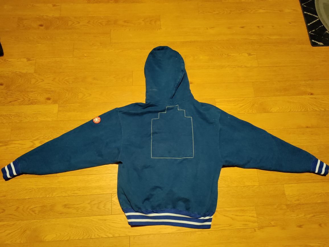 Cav Empt Cav Empt Poly Rib Hoodie Size Small Blue Overdye Size US S / EU 44-46 / 1 - 2 Thumbnail