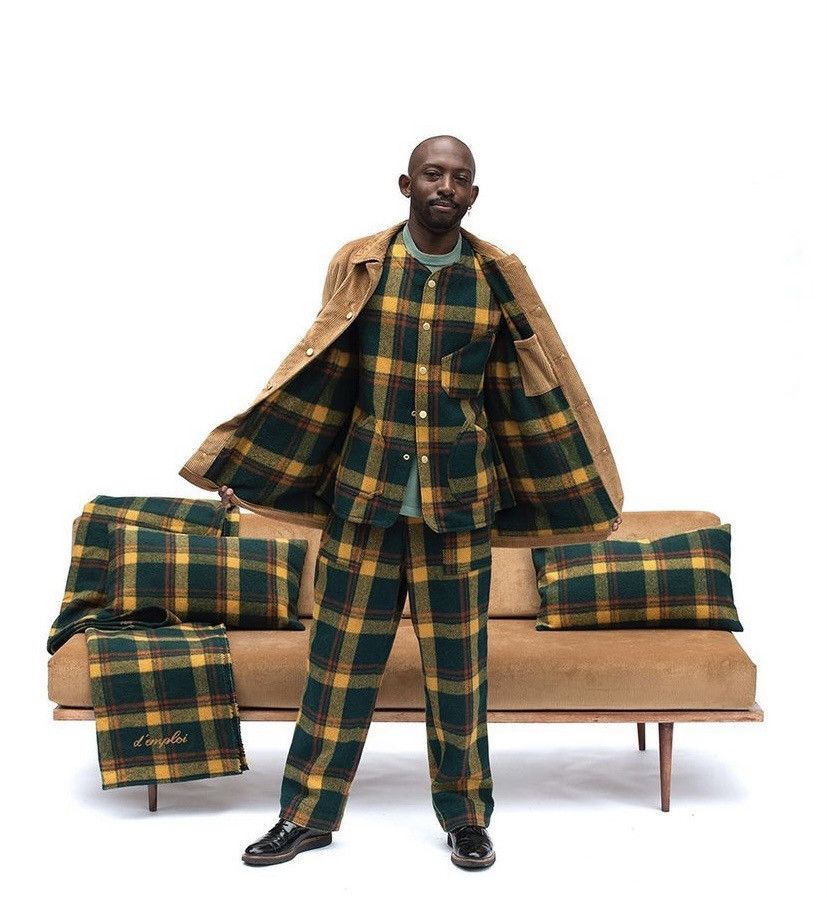 Supreme d’emploi shop coat cardigan wool hunter plaid rare XL Size US XL / EU 56 / 4 - 1 Thumbnail