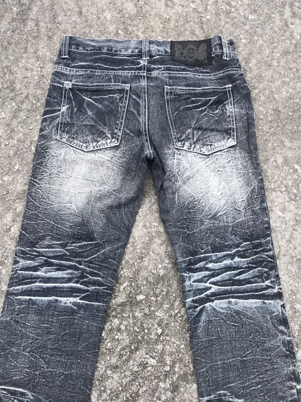 LOWBOX LOWBOX Ripped Distressed Punk Rock Undercover Style Size US 32 / EU 48 - 13 Thumbnail