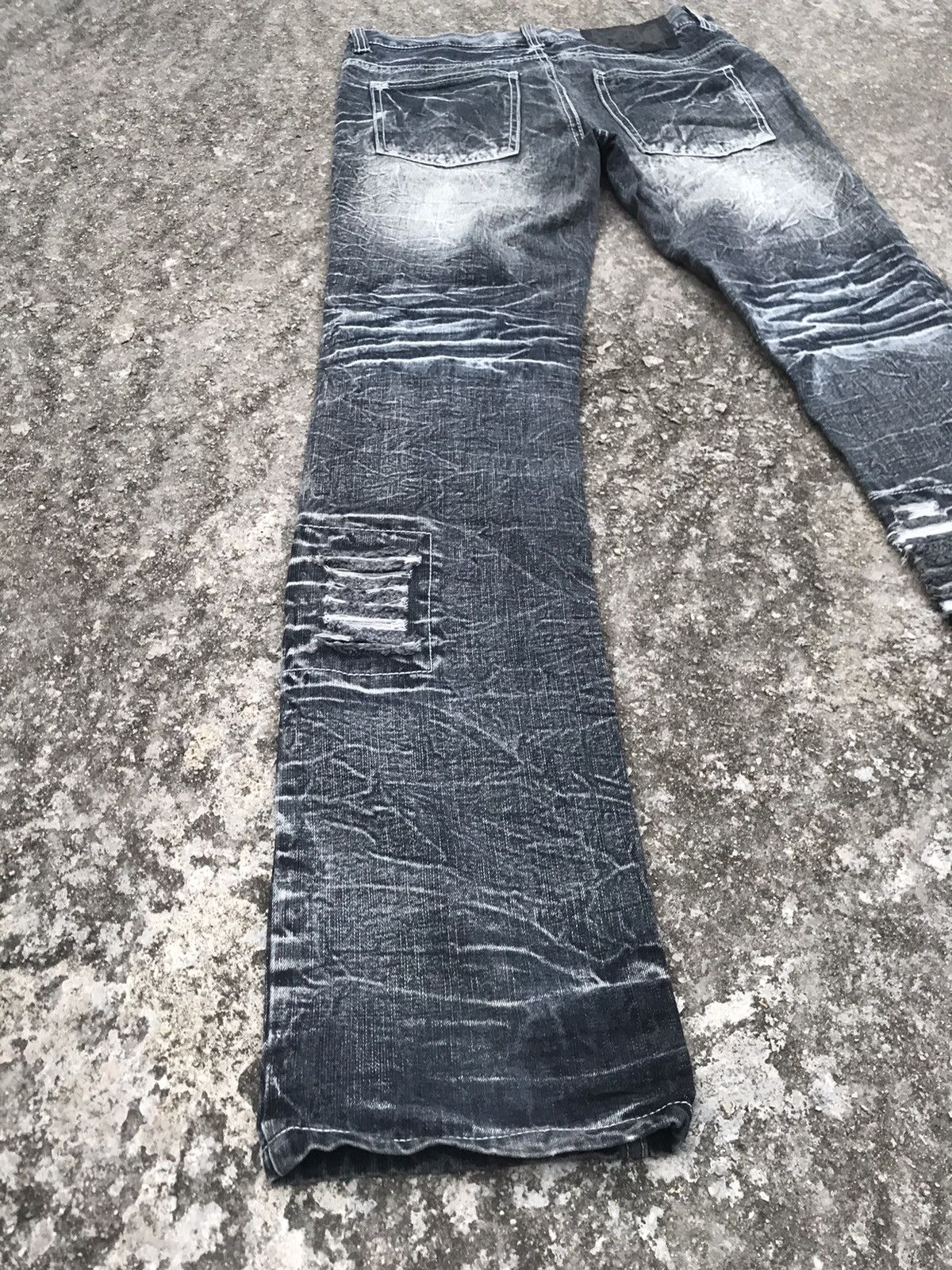 LOWBOX LOWBOX Ripped Distressed Punk Rock Undercover Style Size US 32 / EU 48 - 16 Thumbnail