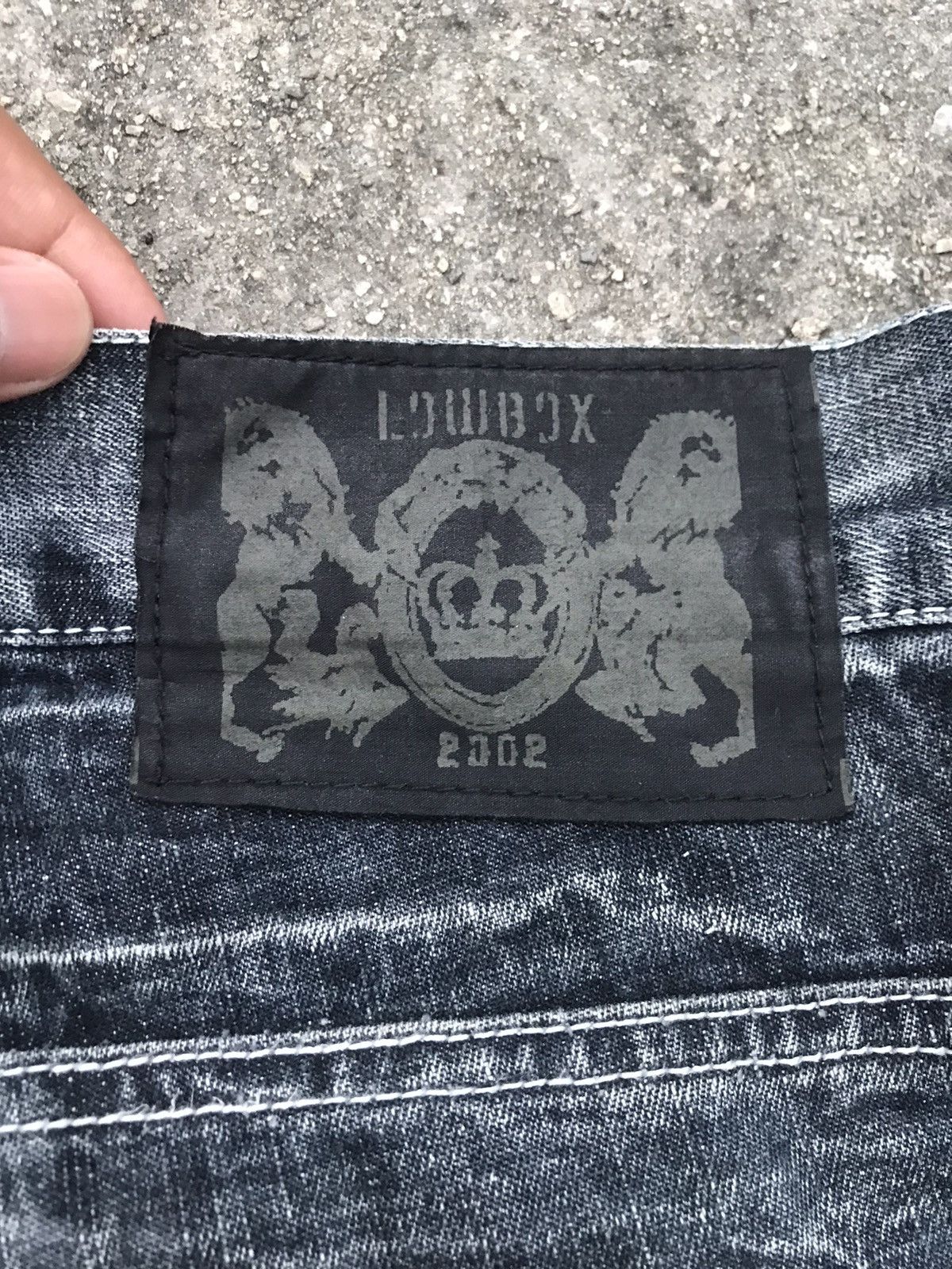 LOWBOX LOWBOX Ripped Distressed Punk Rock Undercover Style Size US 32 / EU 48 - 17 Thumbnail