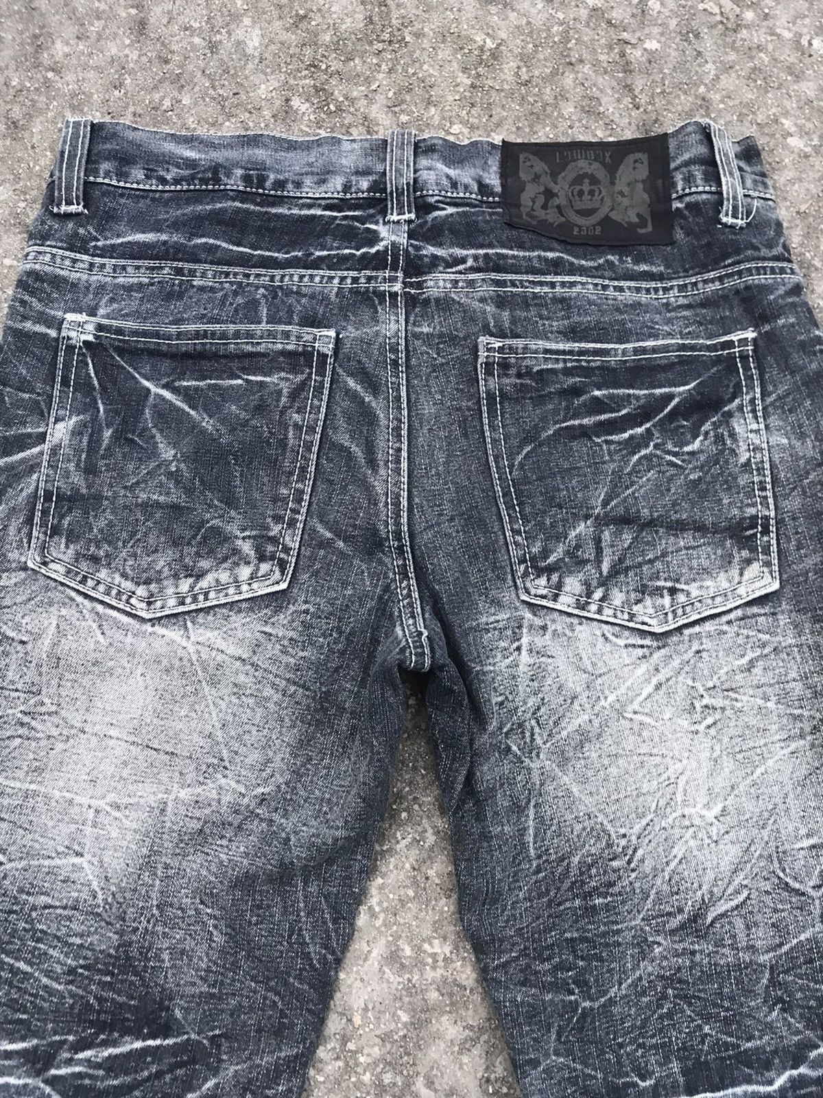 LOWBOX LOWBOX Ripped Distressed Punk Rock Undercover Style Size US 32 / EU 48 - 12 Thumbnail
