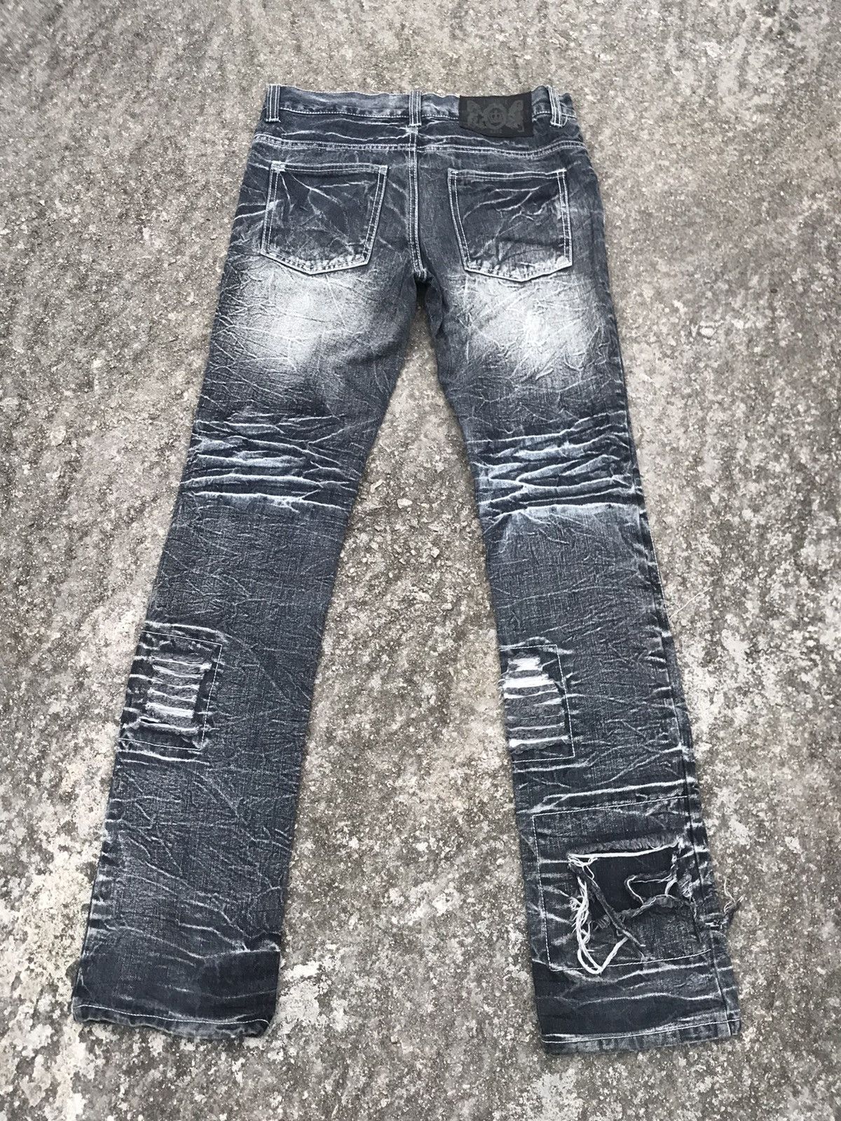 LOWBOX LOWBOX Ripped Distressed Punk Rock Undercover Style Size US 32 / EU 48 - 11 Thumbnail