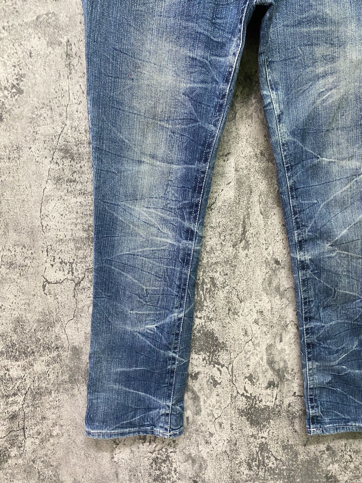 Hysteric Glamour × Japanese Brand × Seditionaries Flared Japanese Junya Watanabe Double Waist Punk Denim Size US 28 / EU 44 - 8 Thumbnail