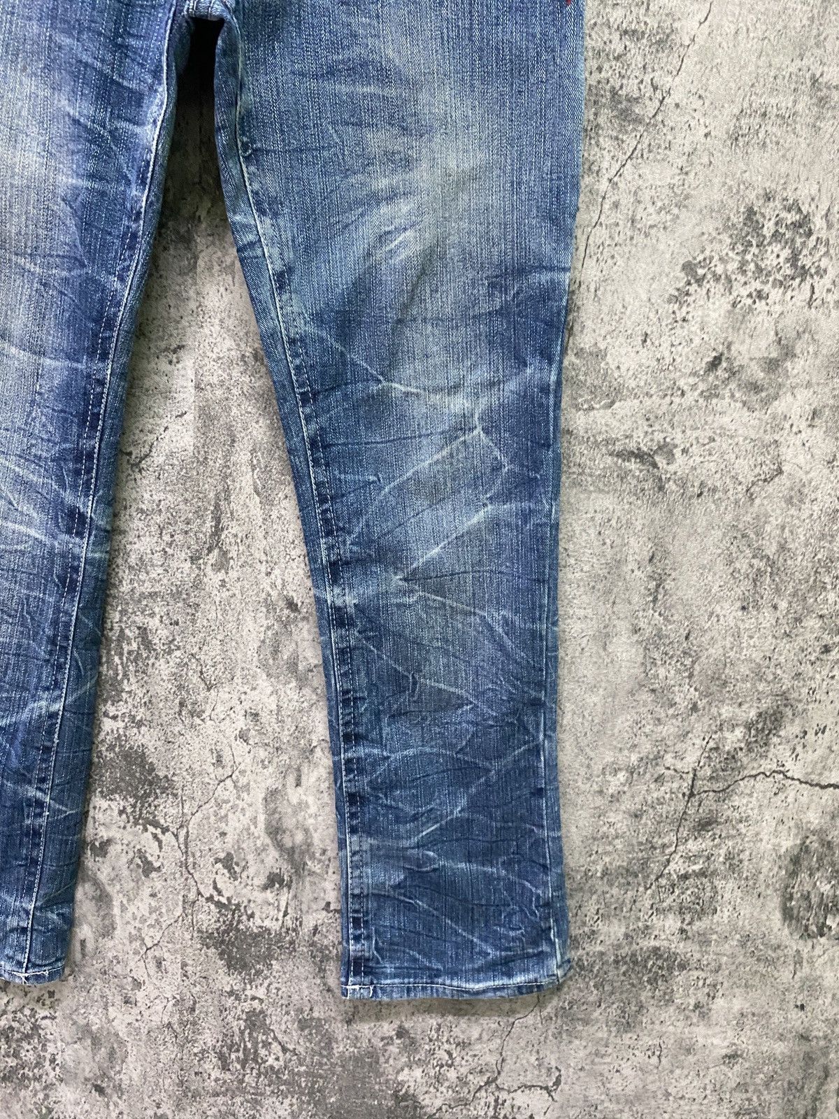 Hysteric Glamour × Japanese Brand × Seditionaries Flared Japanese Junya Watanabe Double Waist Punk Denim Size US 28 / EU 44 - 7 Thumbnail