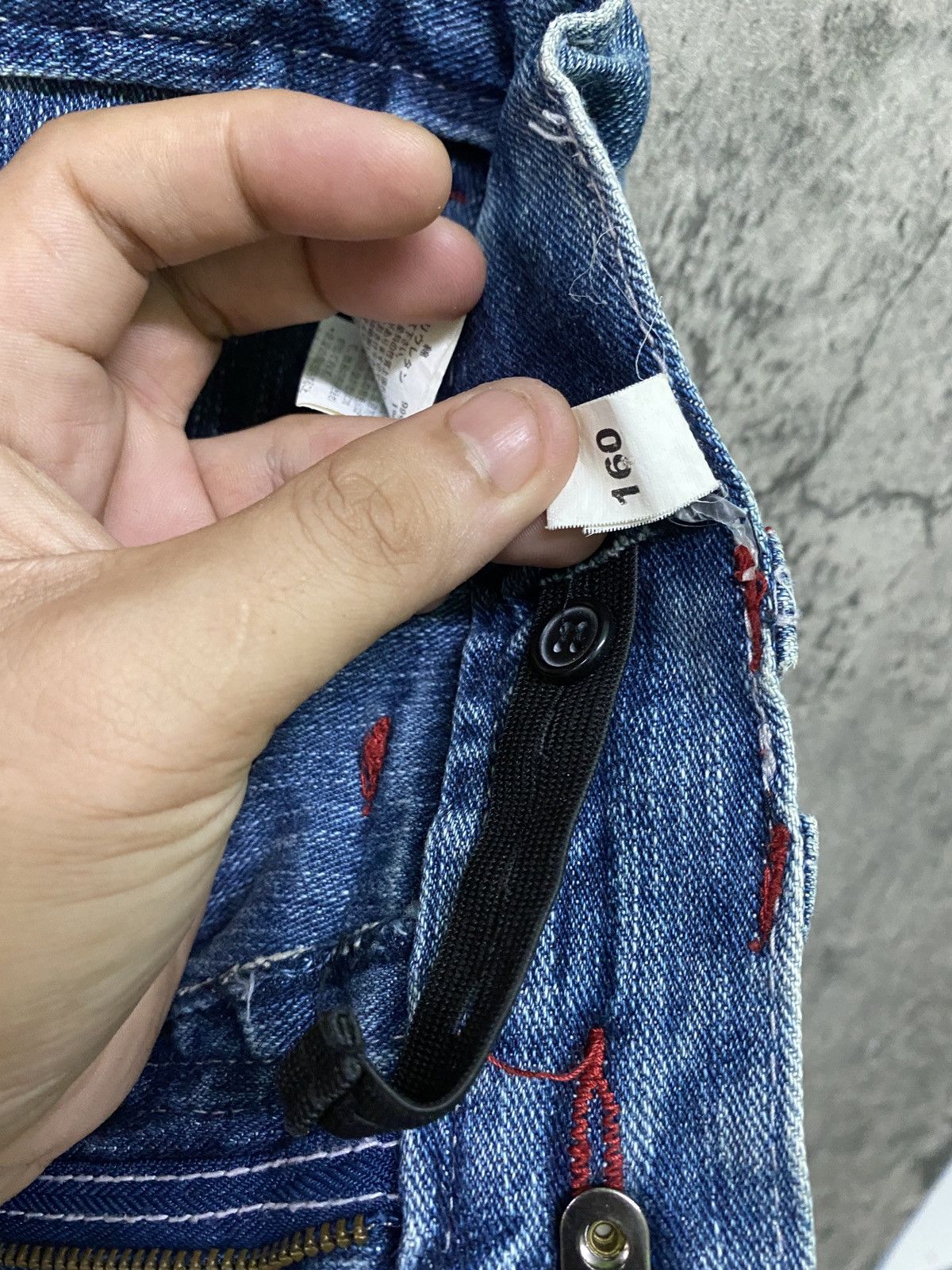 Hysteric Glamour × Japanese Brand × Seditionaries Flared Japanese Junya Watanabe Double Waist Punk Denim Size US 28 / EU 44 - 19 Thumbnail
