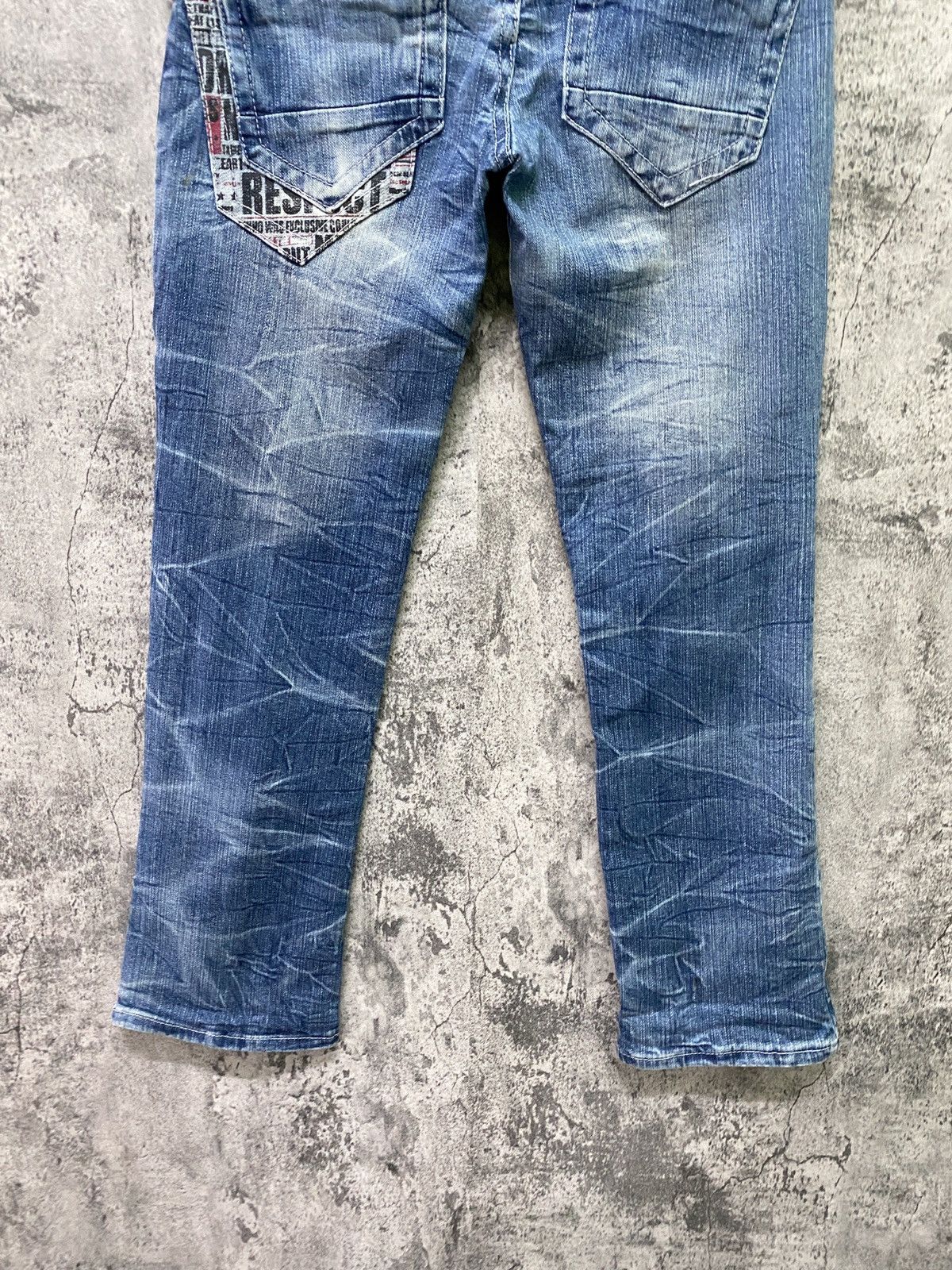 Hysteric Glamour × Japanese Brand × Seditionaries Flared Japanese Junya Watanabe Double Waist Punk Denim Size US 28 / EU 44 - 16 Thumbnail