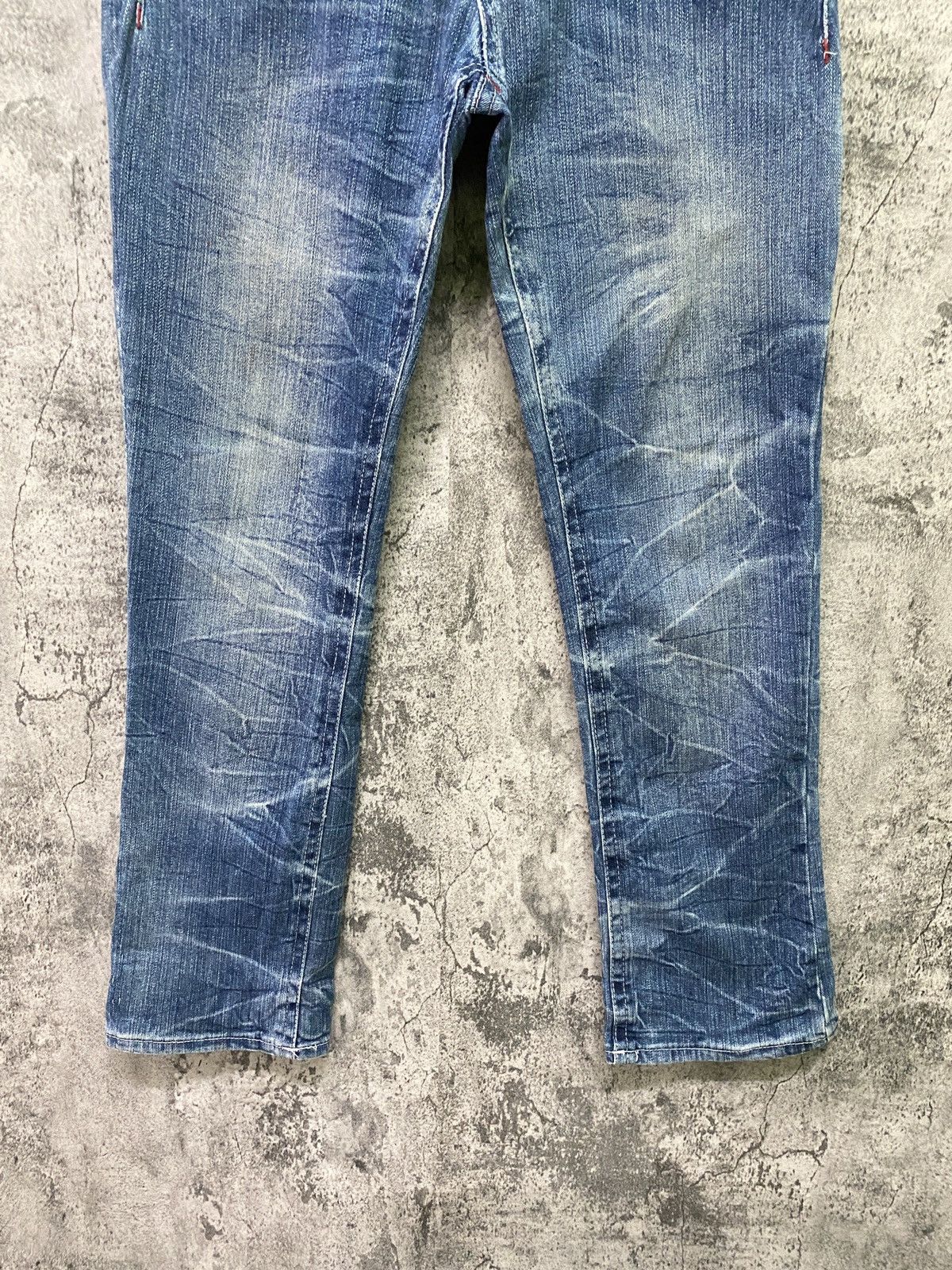 Hysteric Glamour × Japanese Brand × Seditionaries Flared Japanese Junya Watanabe Double Waist Punk Denim Size US 28 / EU 44 - 9 Thumbnail