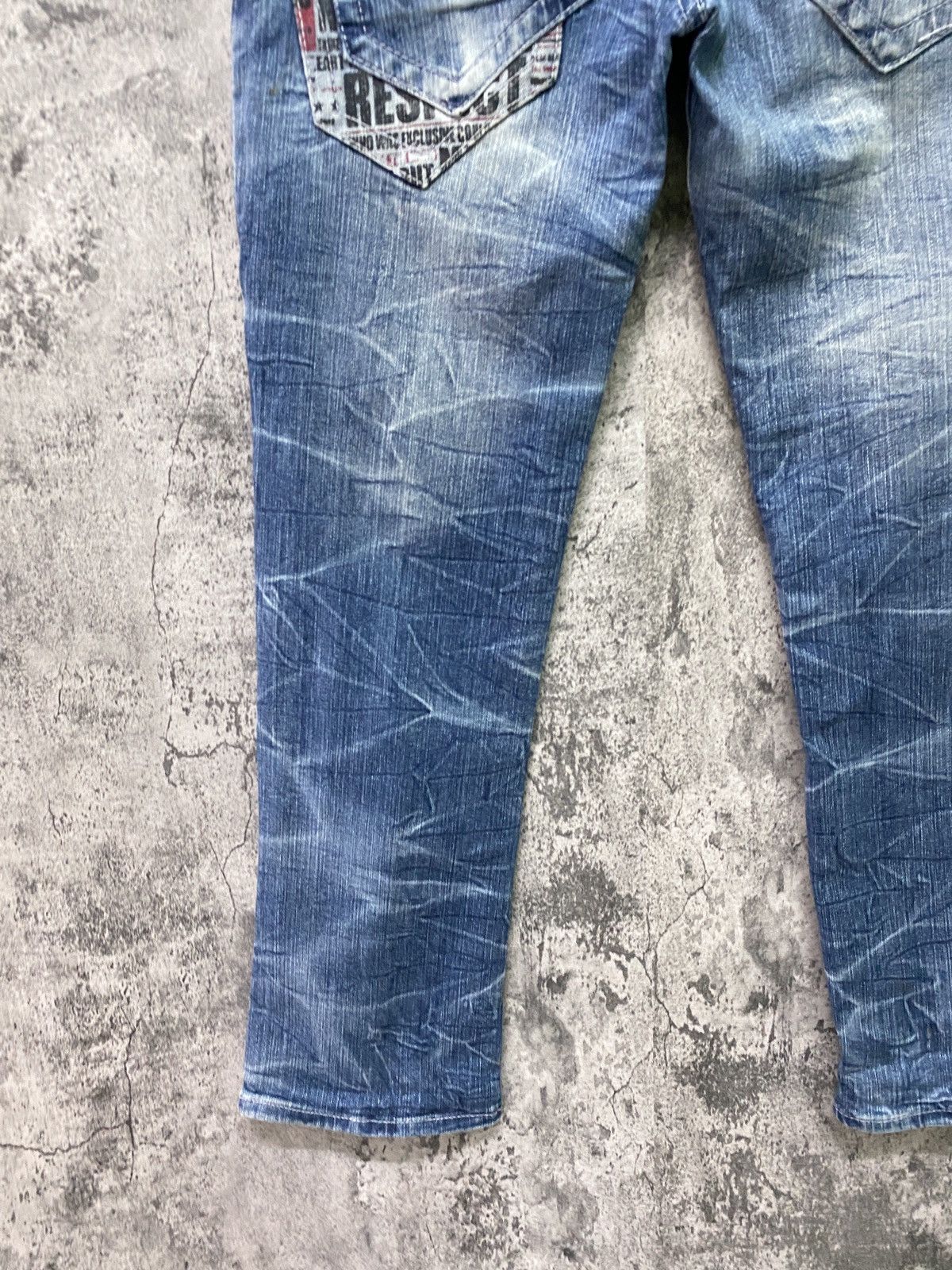Hysteric Glamour × Japanese Brand × Seditionaries Flared Japanese Junya Watanabe Double Waist Punk Denim Size US 28 / EU 44 - 15 Thumbnail