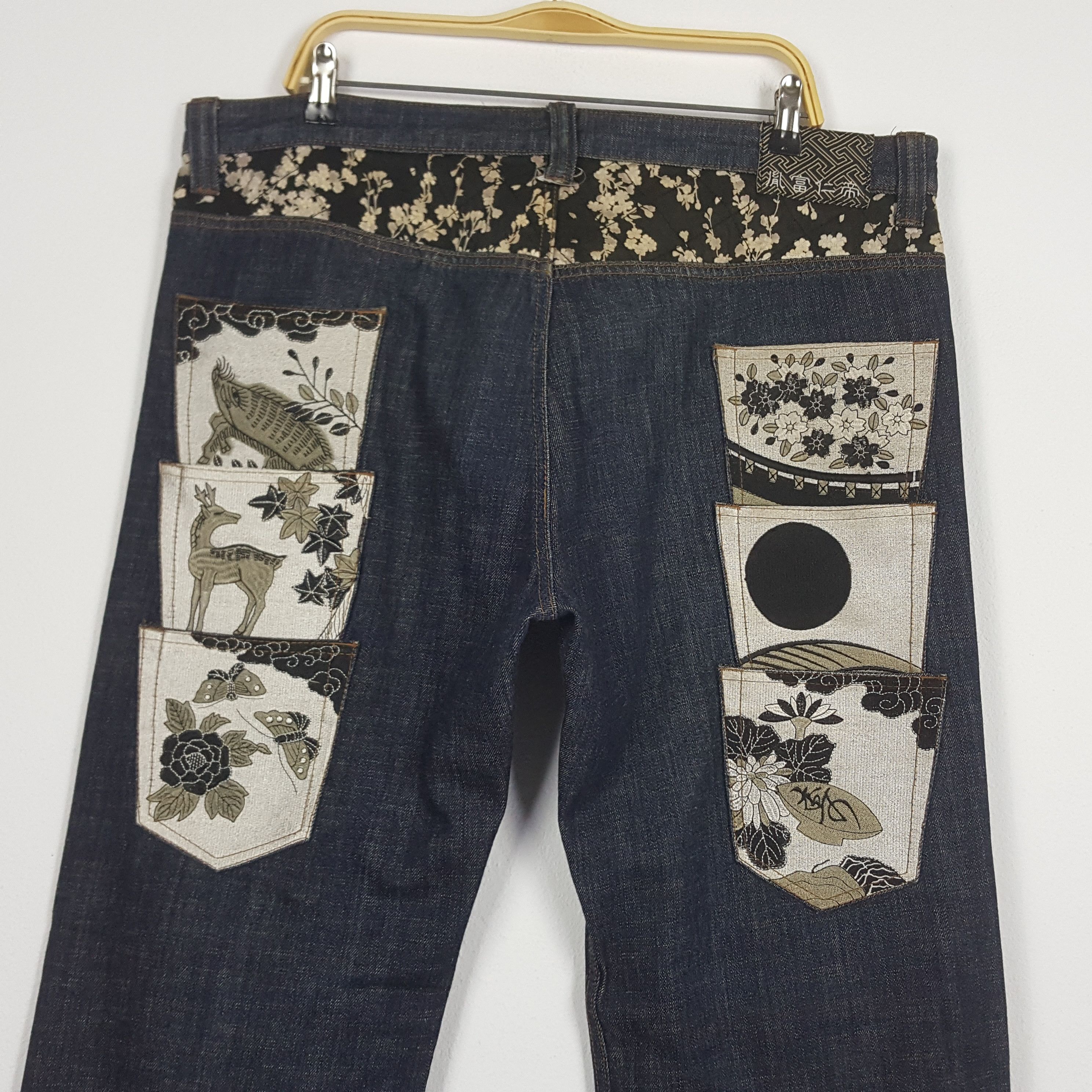 Japanese Brand × Vintage Vintage Japanese brand streewear skateboard denim jeans Size US 40 / EU 56 - 4 Thumbnail