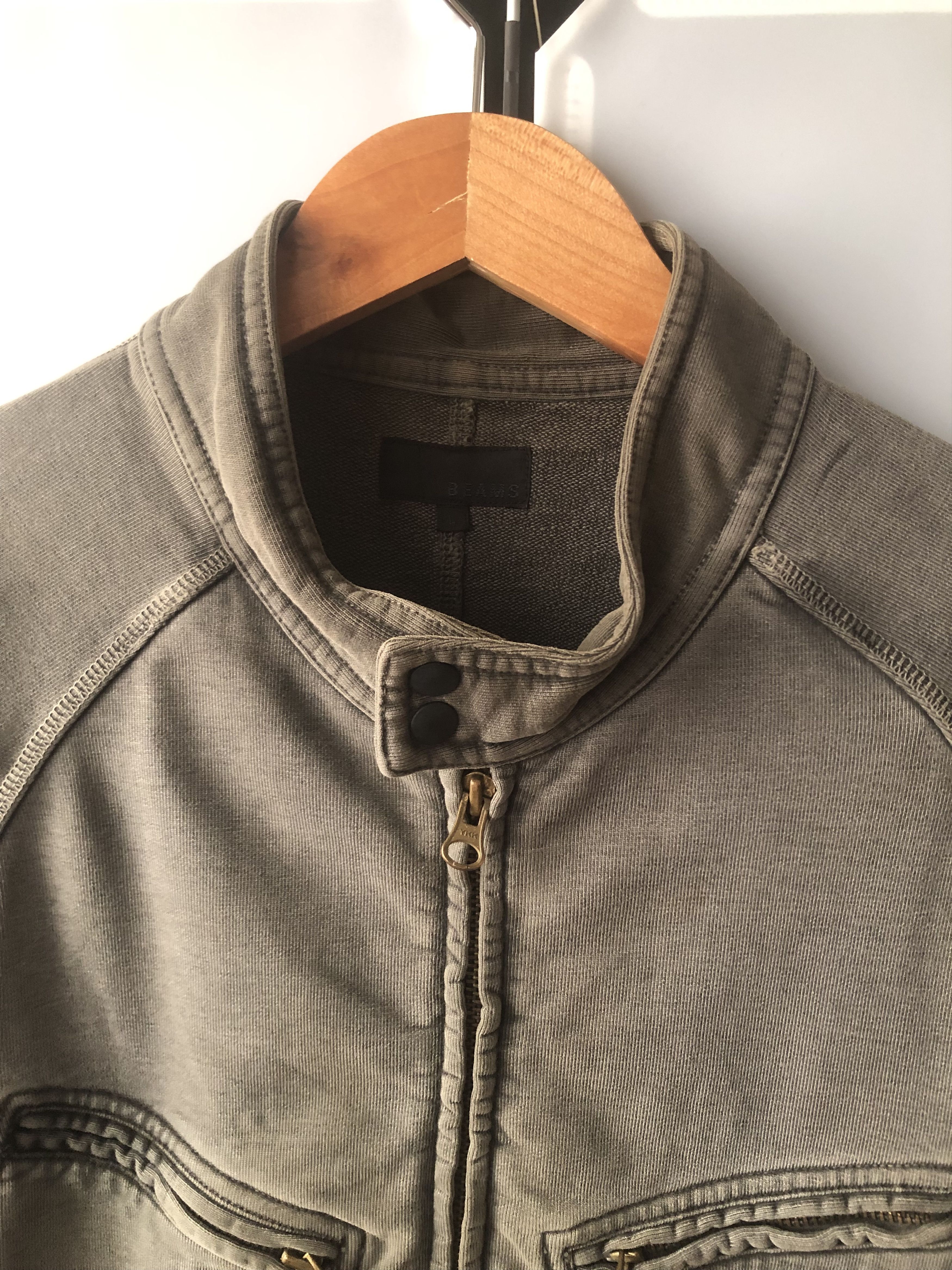 Beams Plus × Japanese Brand Beams Sweater Multipocket Faded Grey Size US M / EU 48-50 / 2 - 4 Thumbnail
