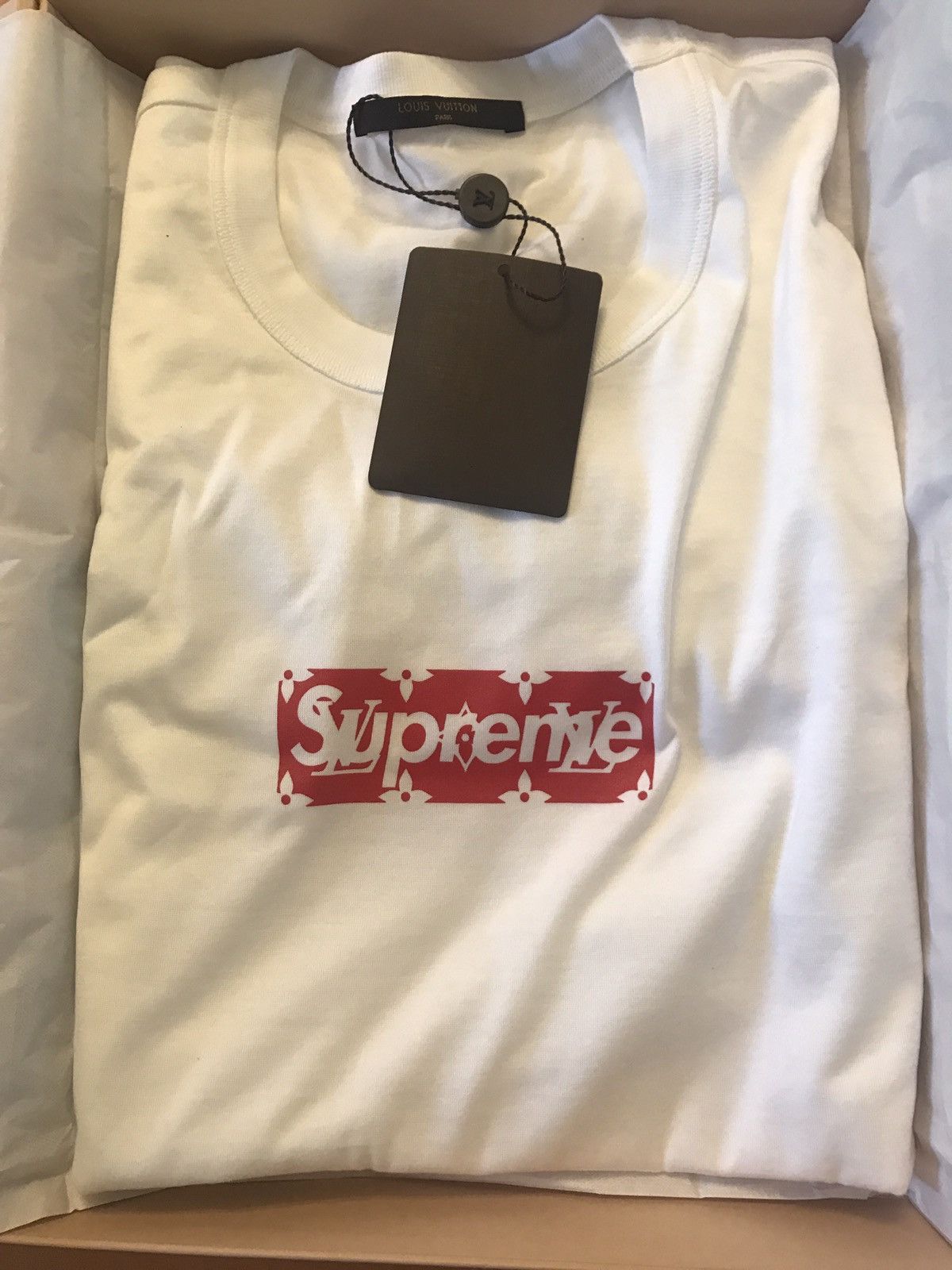 Supreme x lv bogo tee on sale