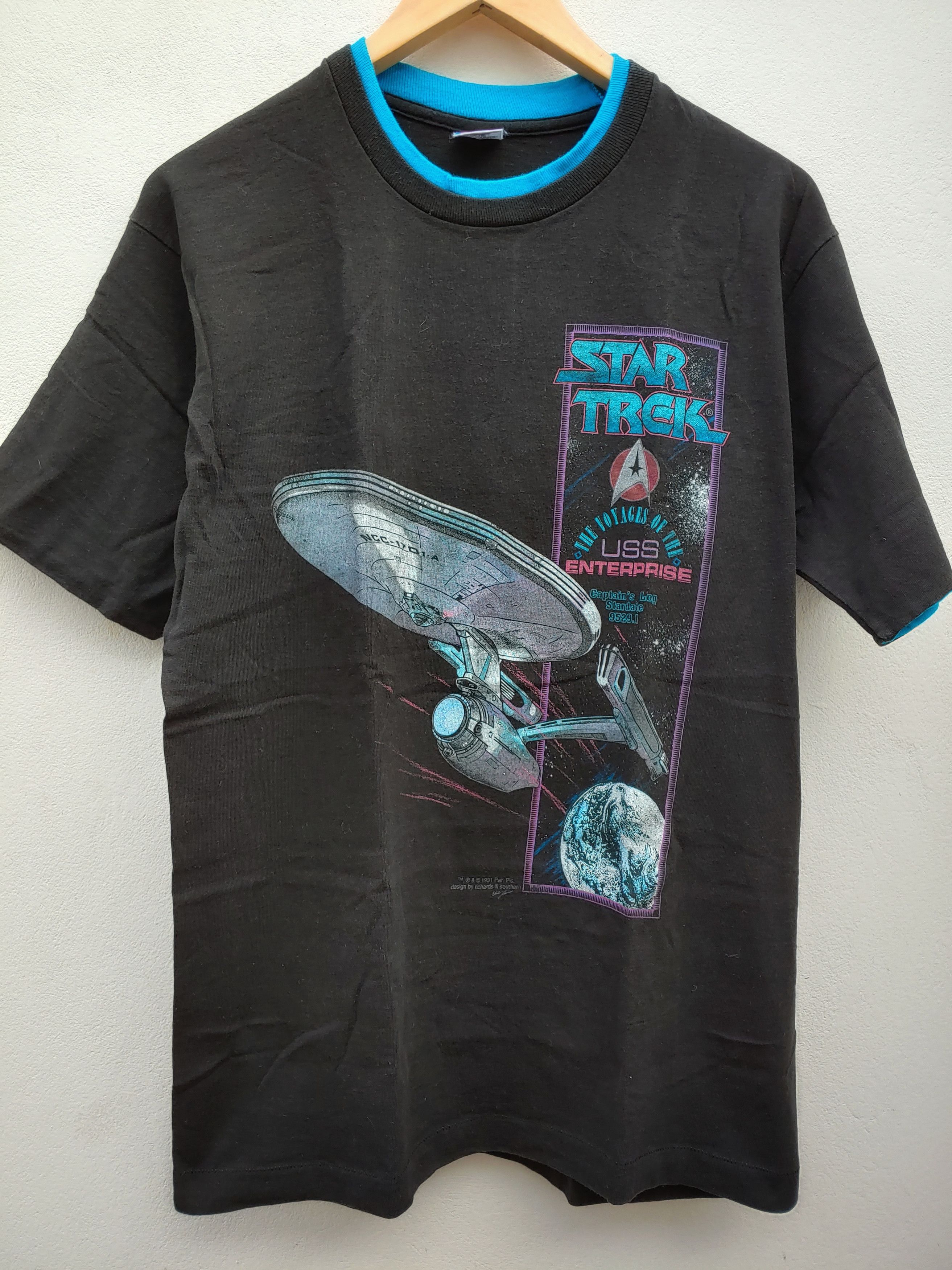 Vintage Vintage 90s Star Trek Starship USS Enterprise Tee | Grailed