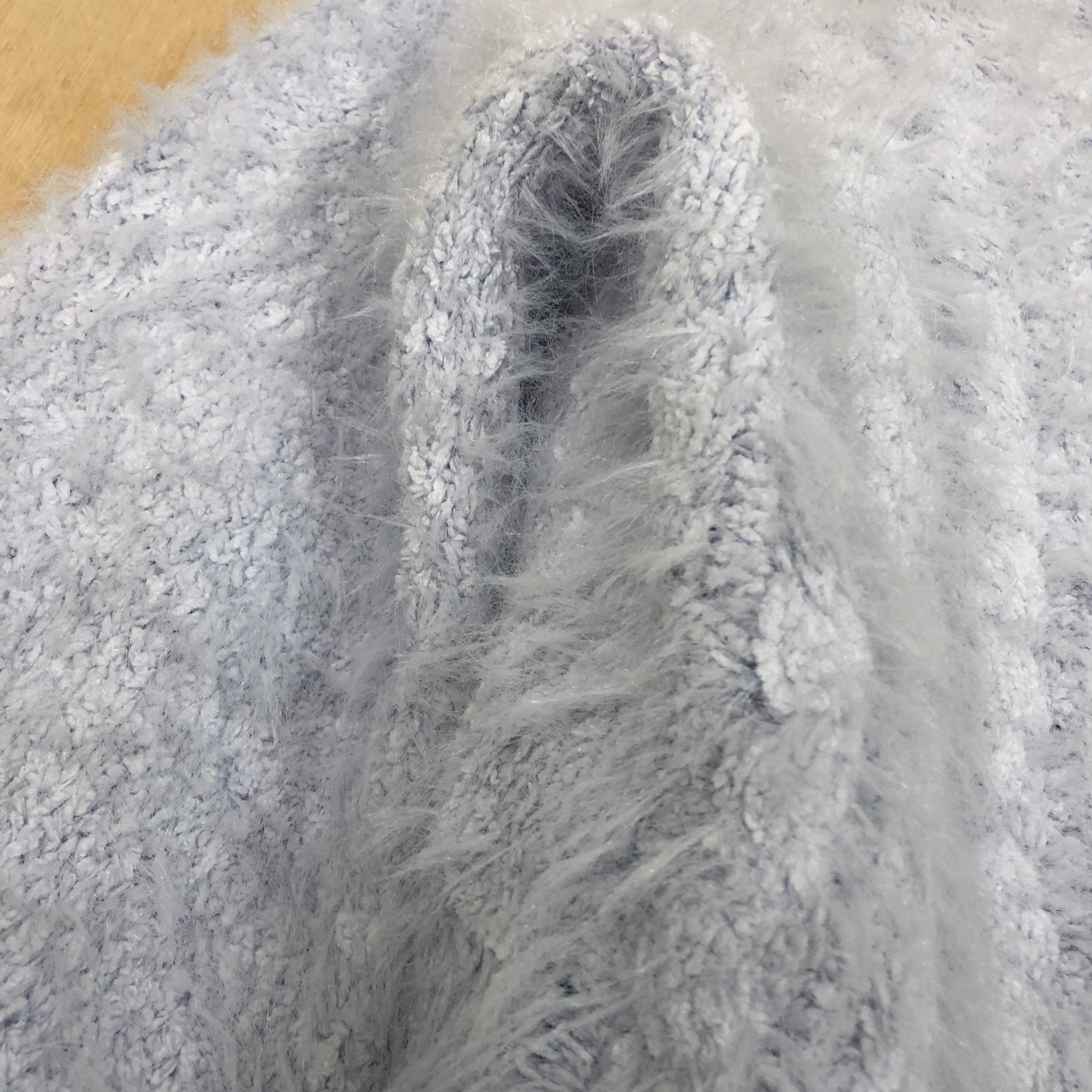 Aran Isles Knitwear × Homespun Knitwear × Japanese Brand DLL Olive Des Olive Mohair Soft shaggy fur Knitwear #c024 Size US S / EU 44-46 / 1 - 5 Thumbnail