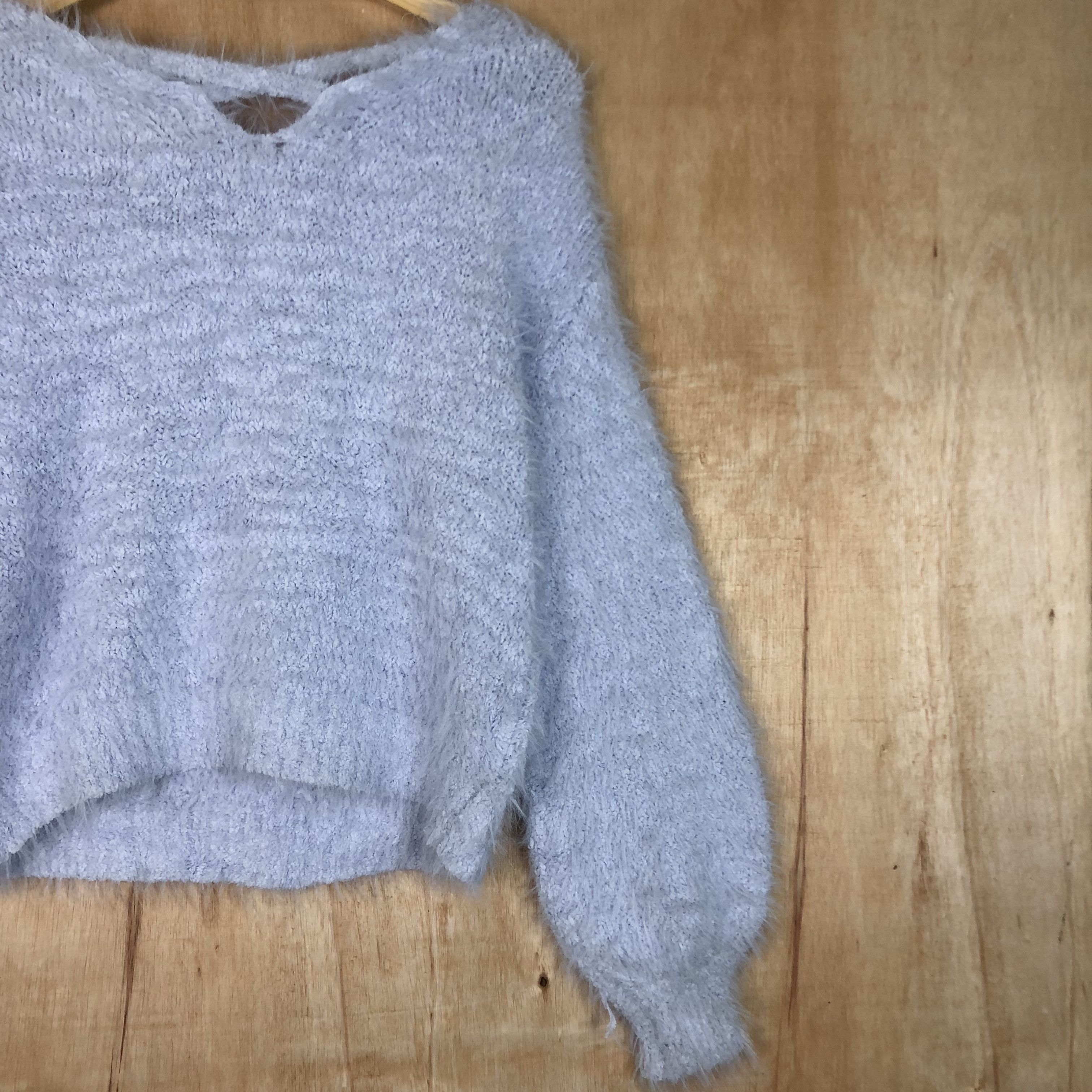 Aran Isles Knitwear × Homespun Knitwear × Japanese Brand DLL Olive Des Olive Mohair Soft shaggy fur Knitwear #c024 Size US S / EU 44-46 / 1 - 7 Thumbnail