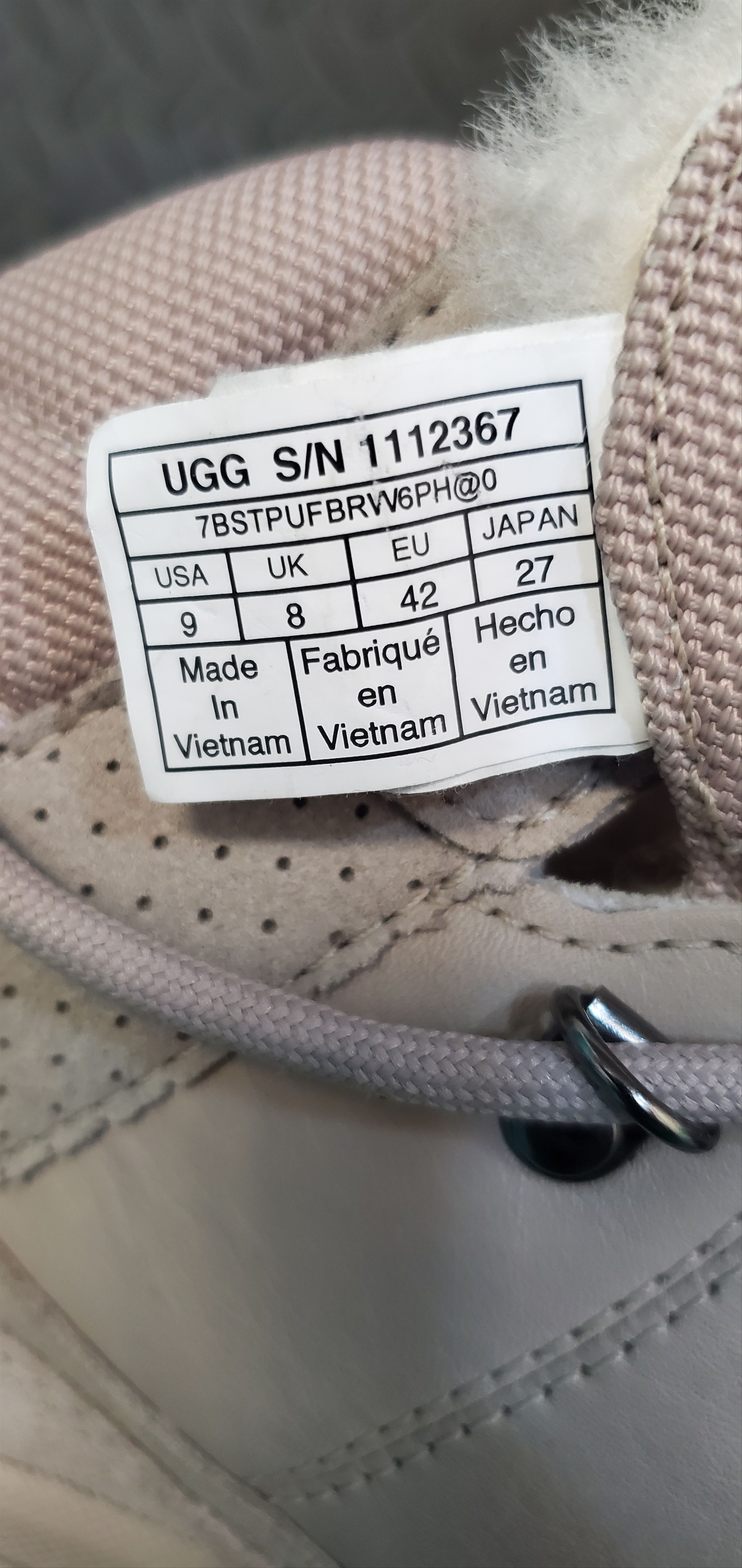 Ugg UGG CA805 HIKER WEATHER MEN SNEAKER BEIGE PUTT BOOTS Size US 9 / EU 42 - 2 Thumbnail