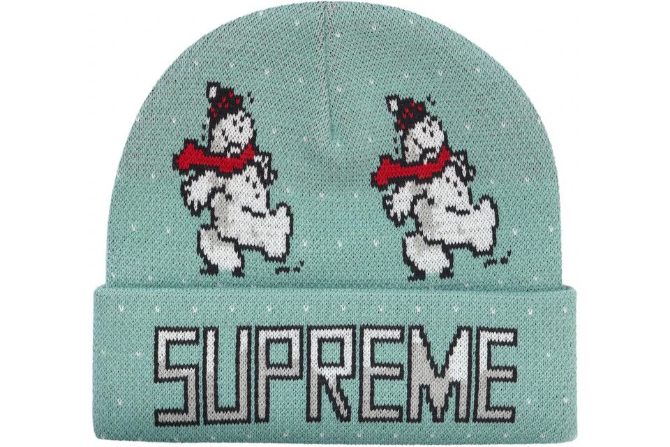 Supreme Supreme Snowman Beanie Pale Mint Size ONE SIZE - 1 Thumbnail