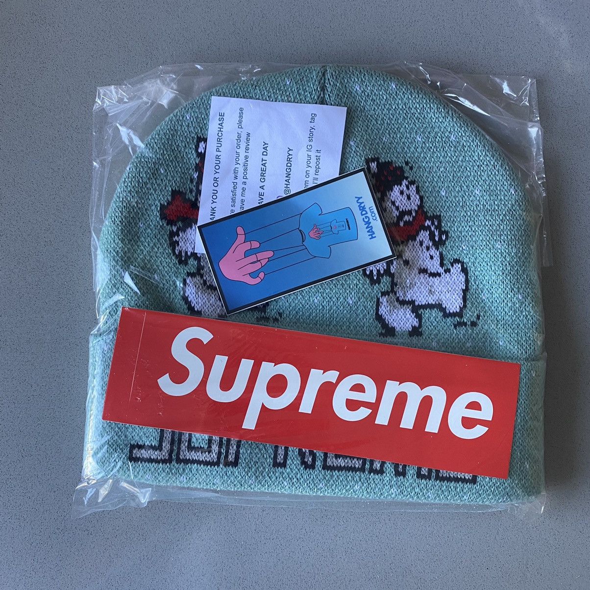 Supreme Supreme Snowman Beanie Pale Mint Size ONE SIZE - 2 Thumbnail