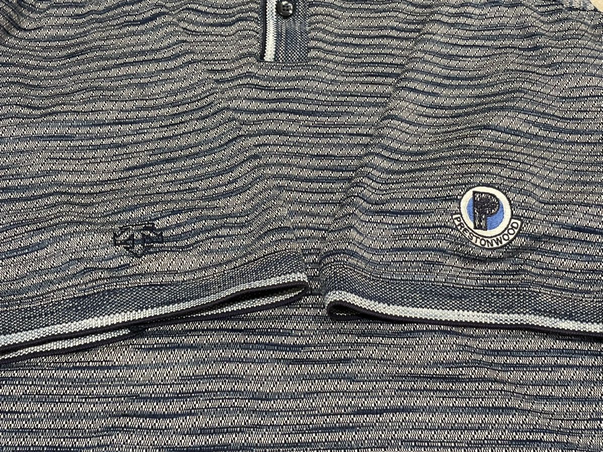 Descente Descente Knit Jacquard Polo Shirt Size US L / EU 52-54 / 3 - 5 Thumbnail