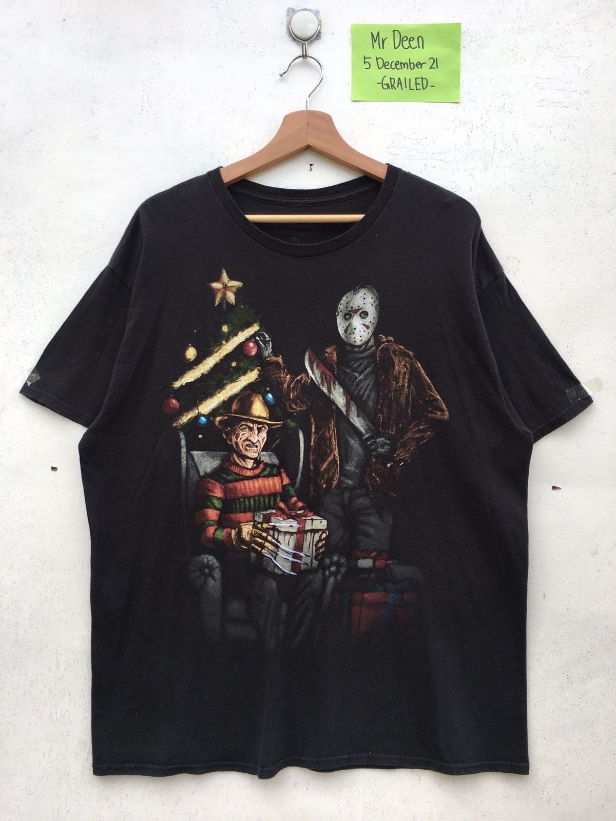 Vintage Rare Jason x Freedy A Nightmare on Elm Street Movie Tee Size US XL / EU 56 / 4 - 2 Thumbnail