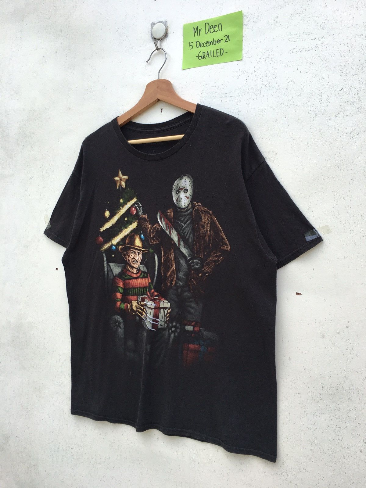 Vintage Rare Jason x Freedy A Nightmare on Elm Street Movie Tee Size US XL / EU 56 / 4 - 4 Thumbnail
