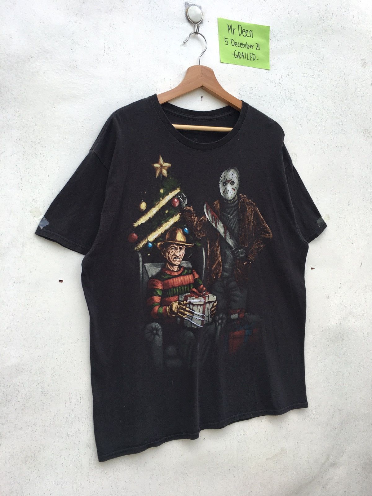 Vintage Rare Jason x Freedy A Nightmare on Elm Street Movie Tee Size US XL / EU 56 / 4 - 3 Thumbnail