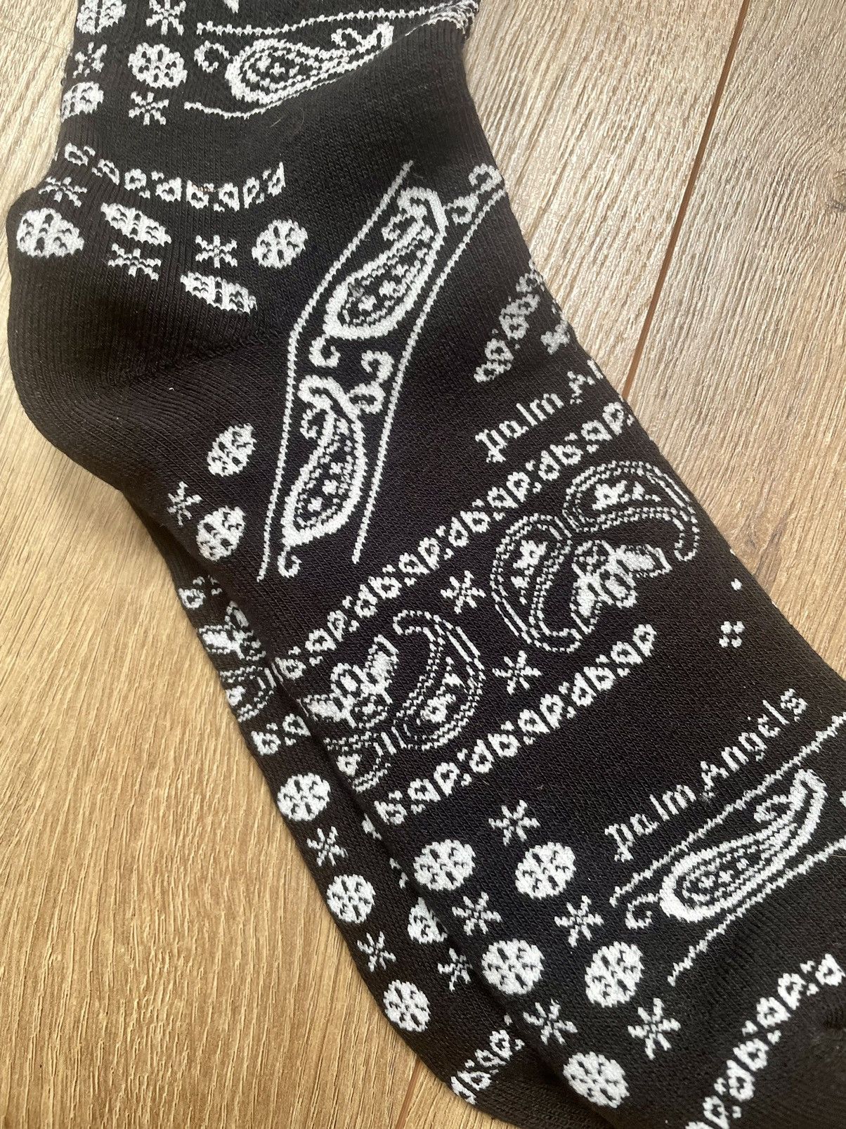 Palm Angels PALM ANGELS Paisley Repeat Logo Jacquard Sport Socks L/XL Size ONE SIZE - 9 Thumbnail