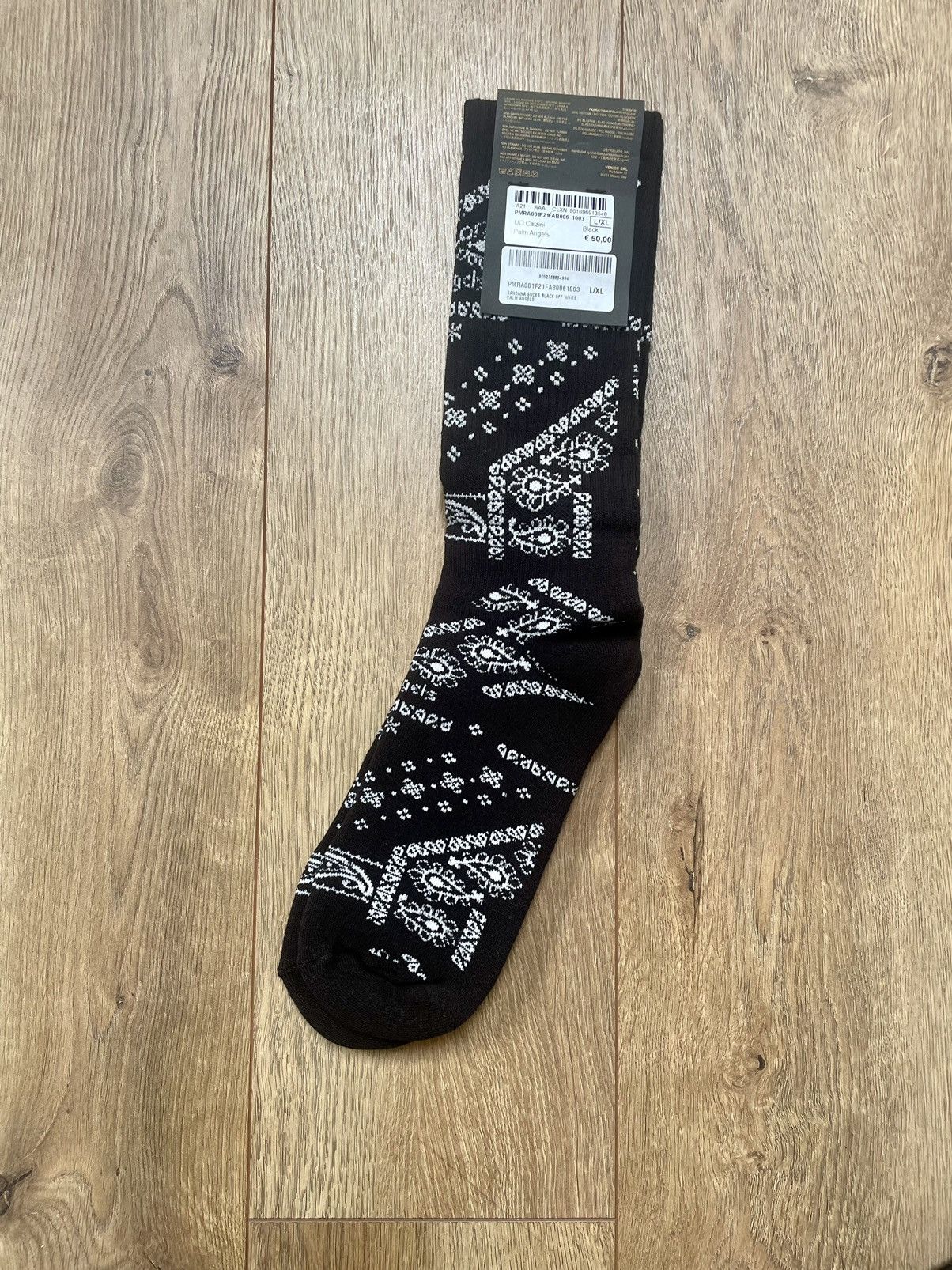 Palm Angels PALM ANGELS Paisley Repeat Logo Jacquard Sport Socks L/XL Size ONE SIZE - 11 Thumbnail