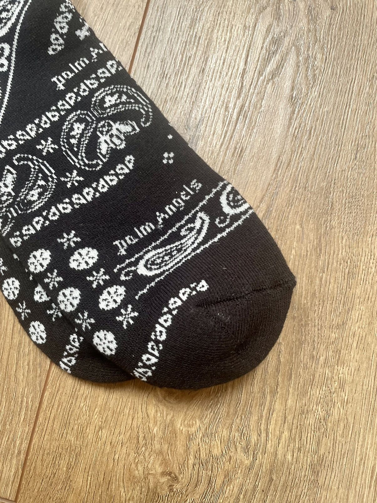 Palm Angels PALM ANGELS Paisley Repeat Logo Jacquard Sport Socks L/XL Size ONE SIZE - 10 Thumbnail