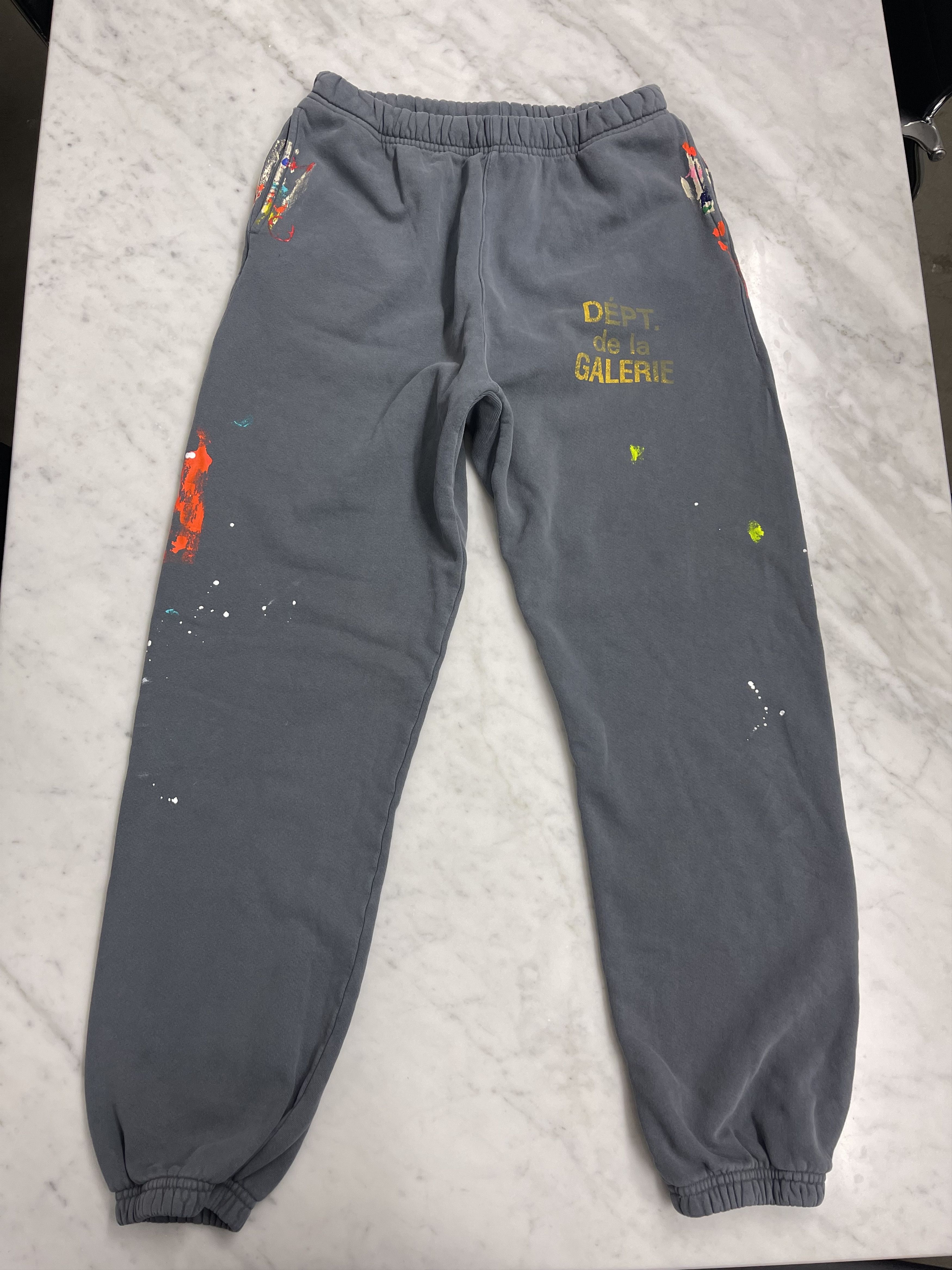 Gallery Dept. Gallery Dept French logo Painted Sweat pants BLACK 