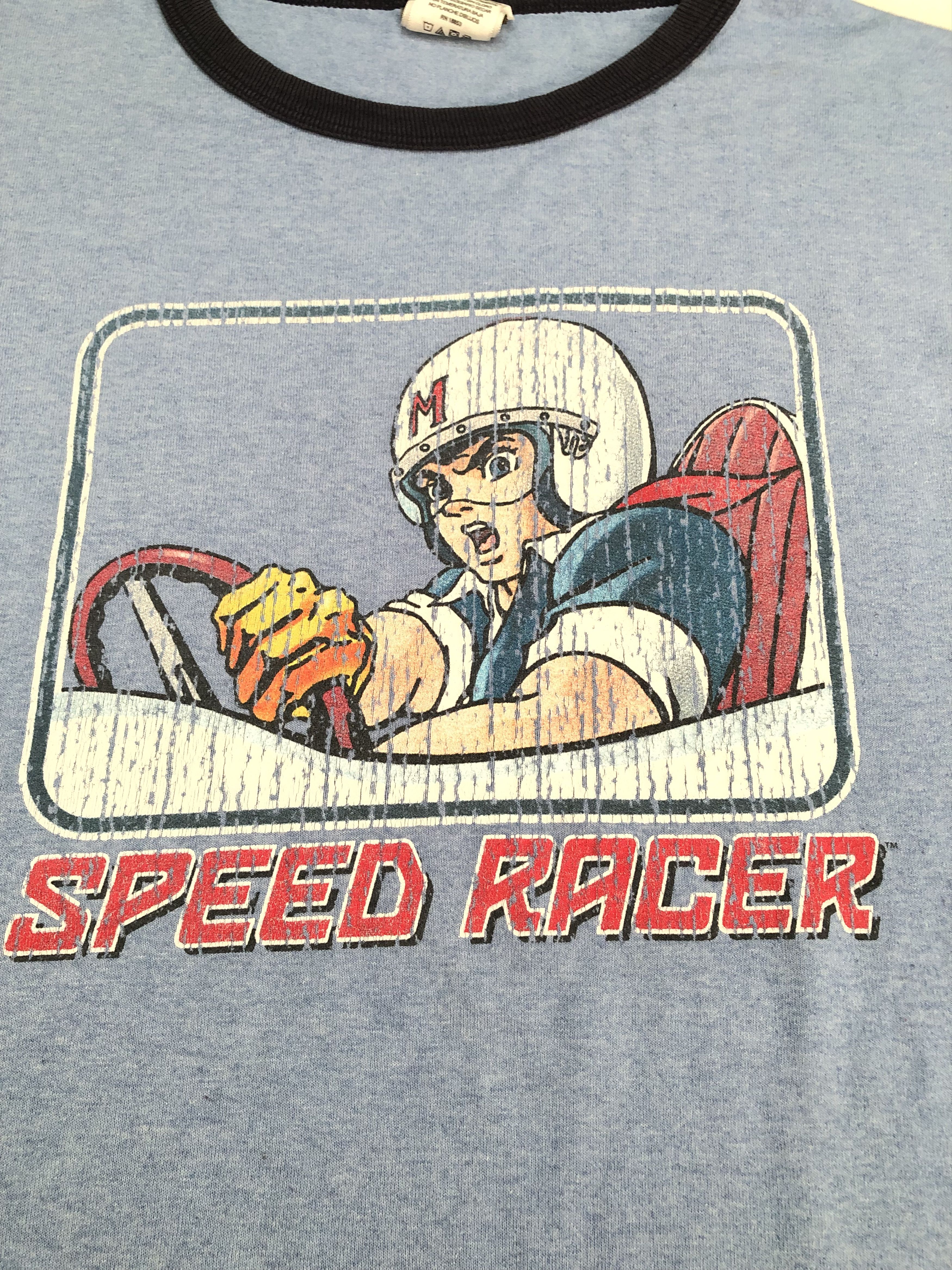 Cartoon Network Vintage Speed Racer / Mach GoGoGo Ringer T-shirts Size US M / EU 48-50 / 2 - 2 Thumbnail