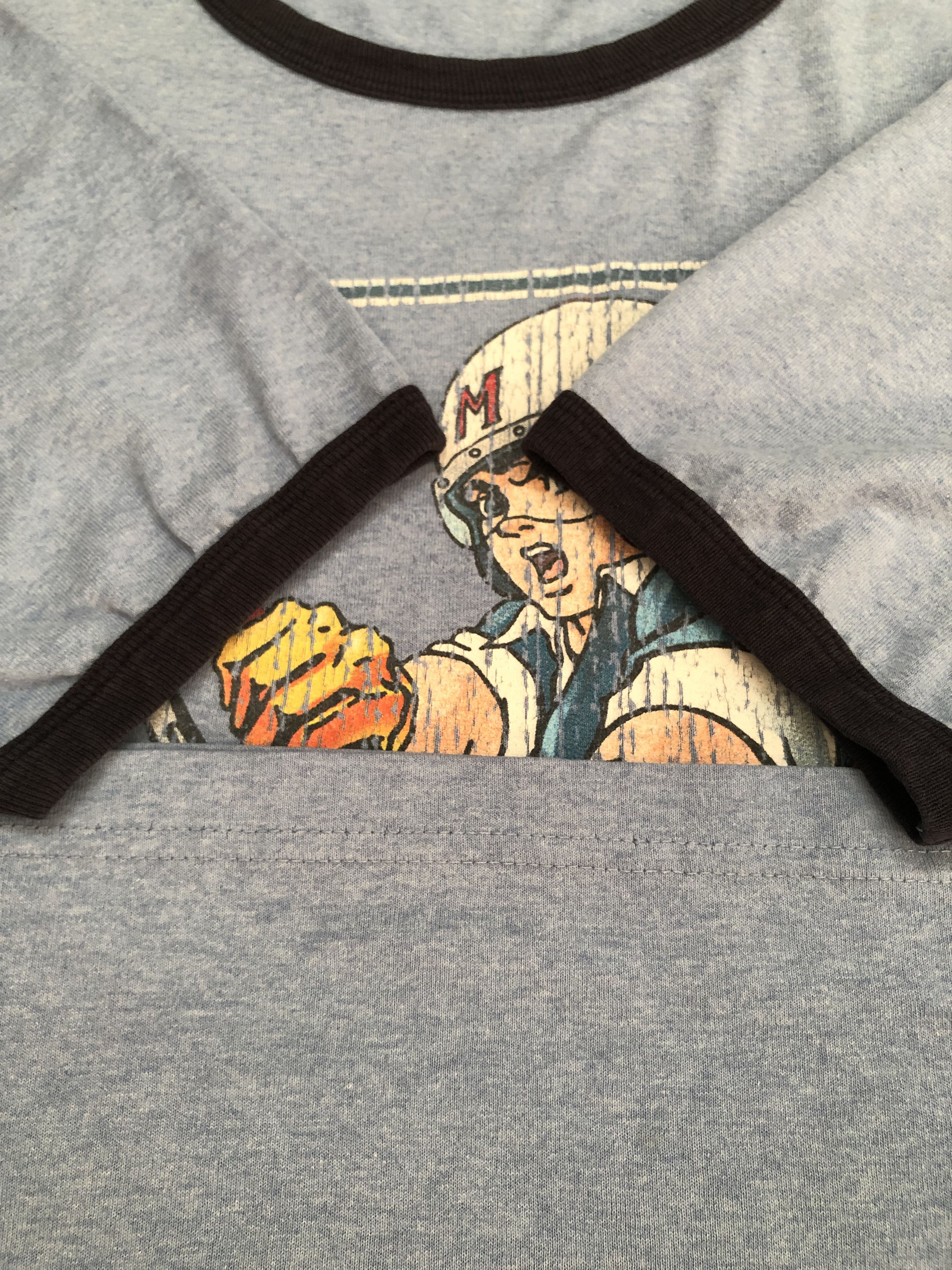 Cartoon Network Vintage Speed Racer / Mach GoGoGo Ringer T-shirts Size US M / EU 48-50 / 2 - 3 Thumbnail