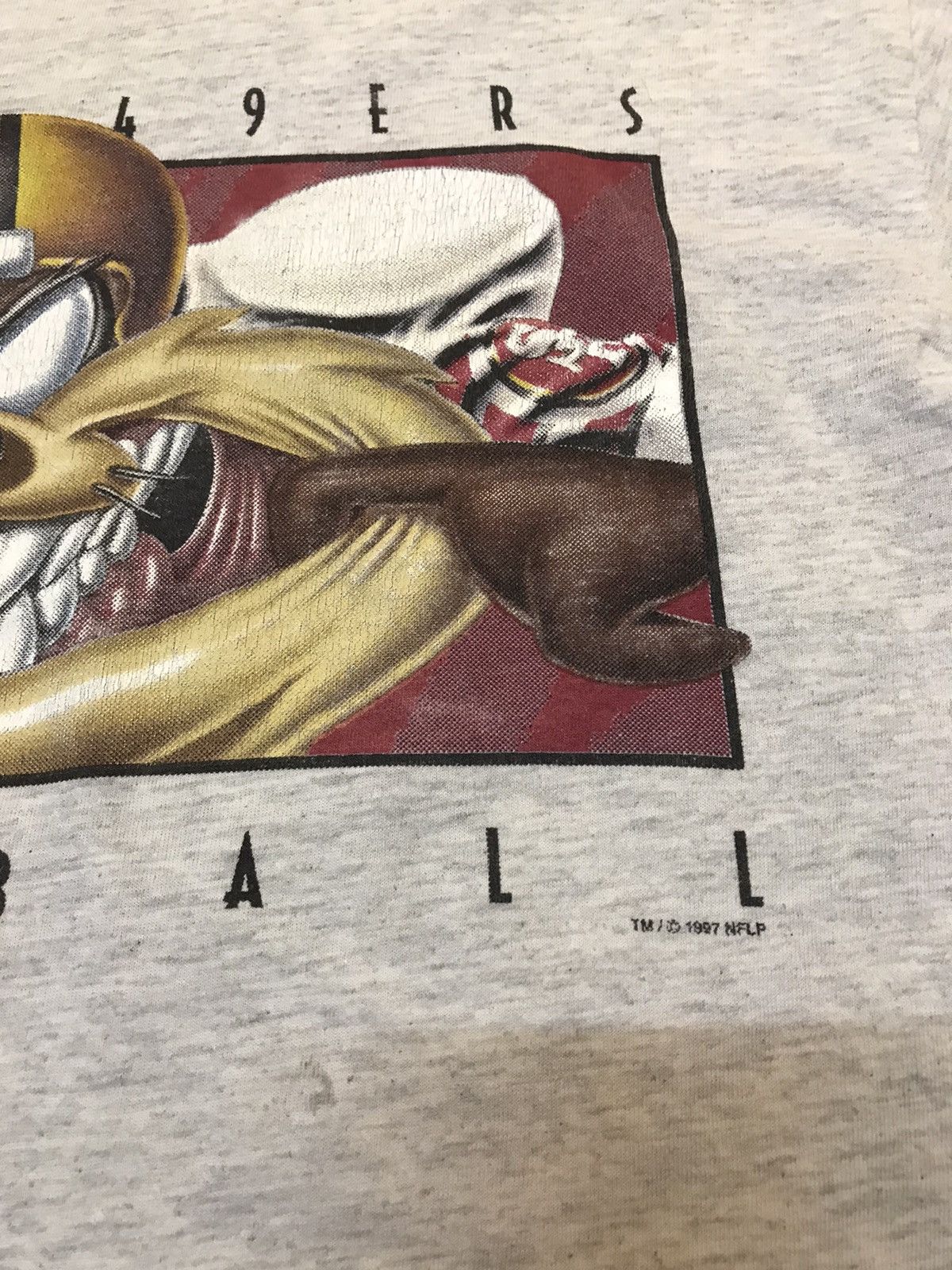NFL Vintage 90s distressed Tazmania x San Francisco 49ERS tee Size US L / EU 52-54 / 3 - 6 Thumbnail